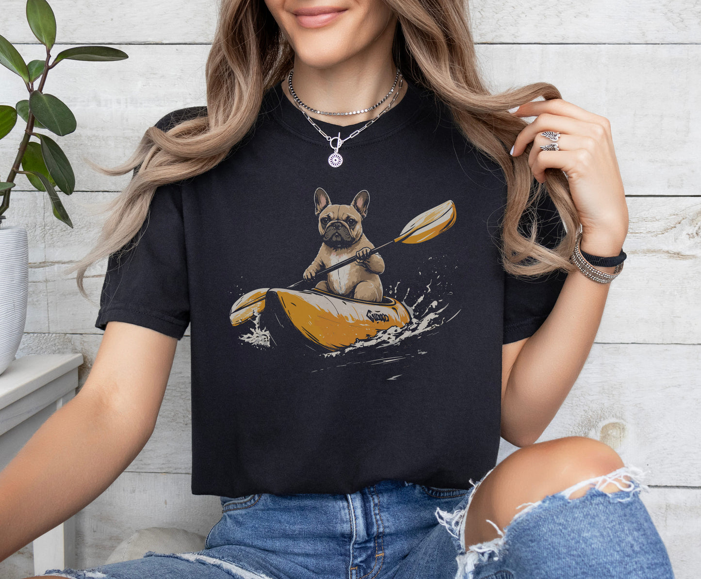 Canoe Frenchie T-Shirt