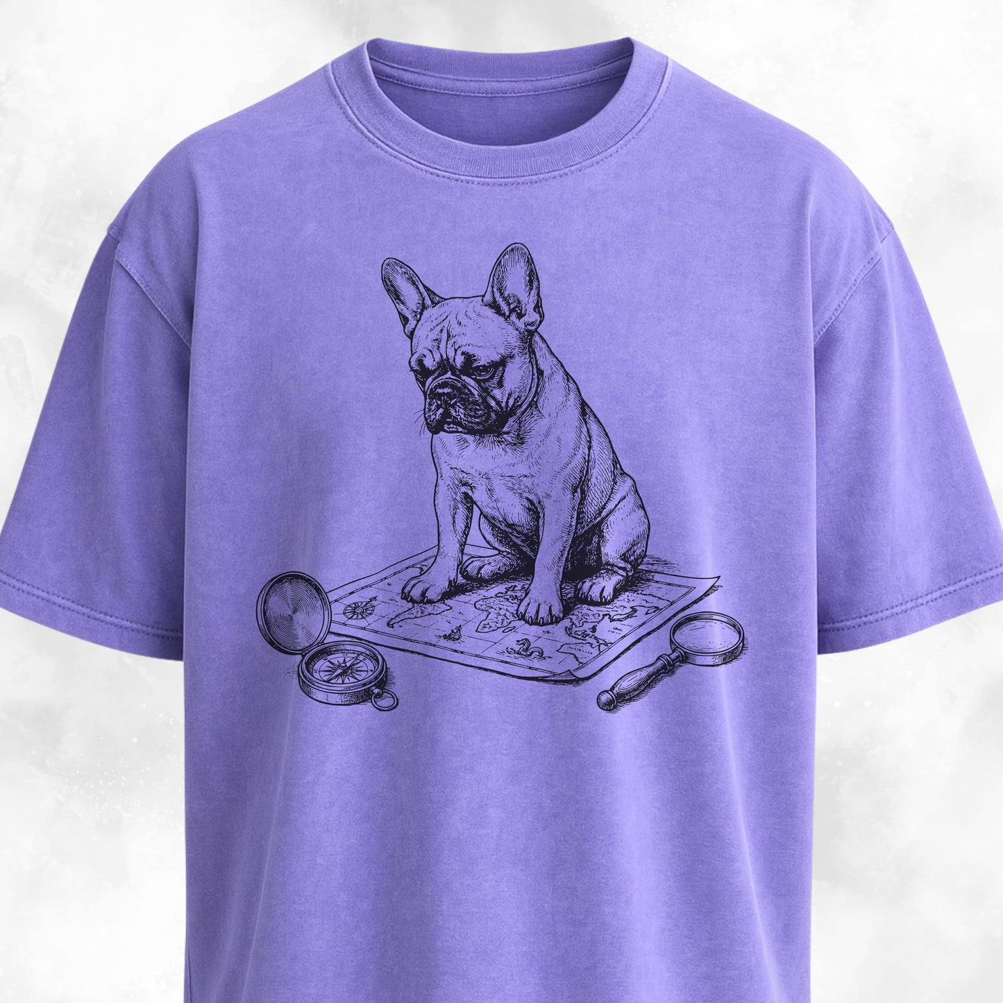 World Traveler French Bulldog T-Shirt