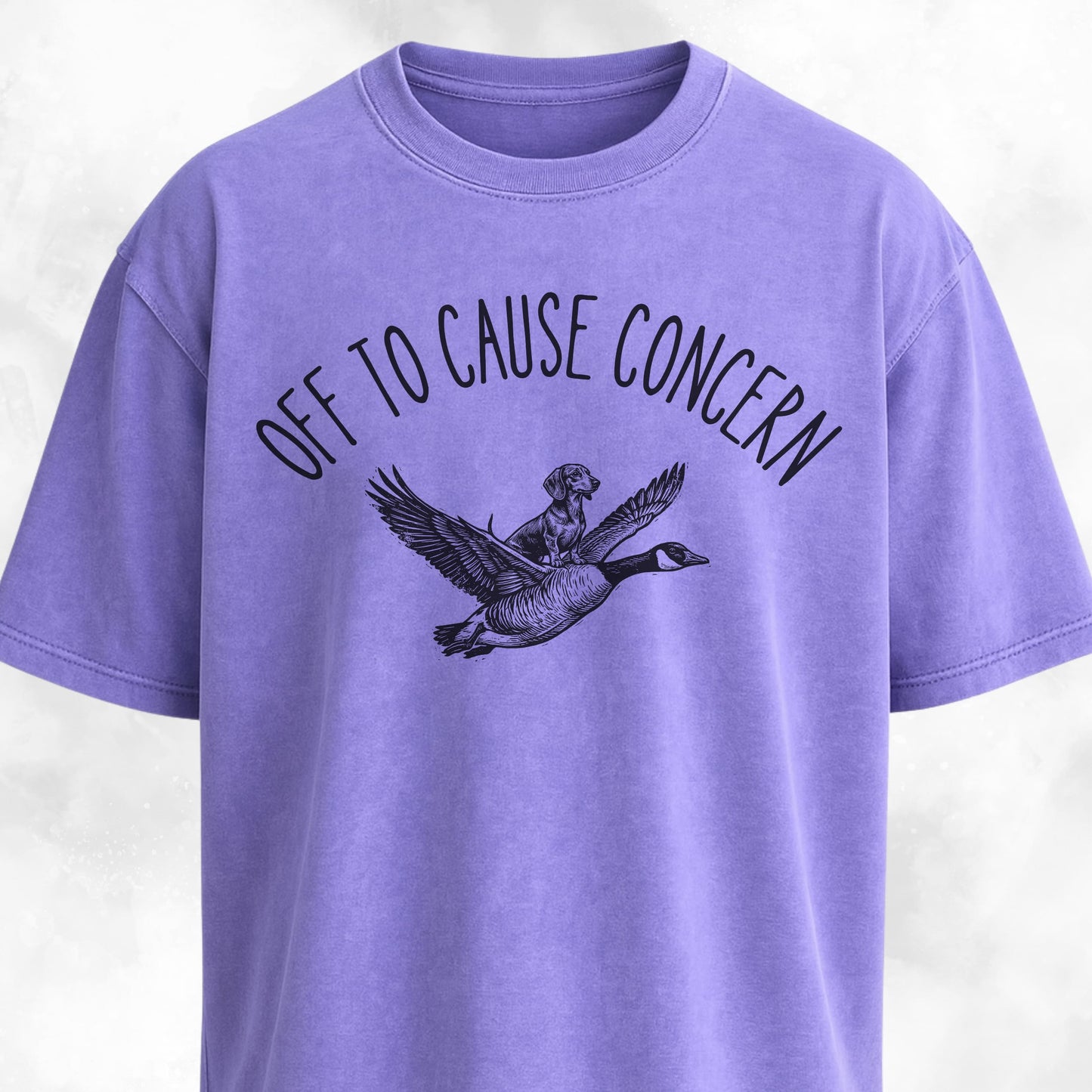 Off To Cause Concern Doxie T-Shirt
