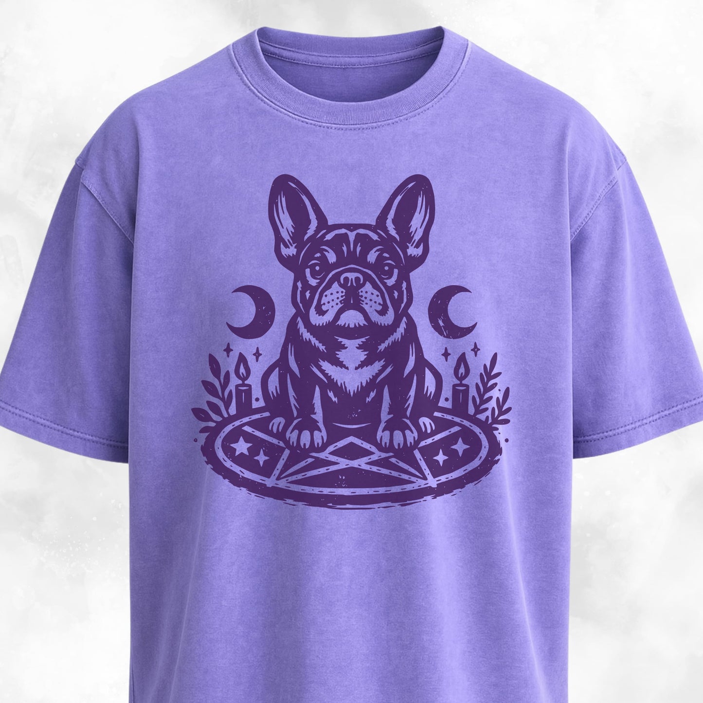 Witchcore Occult French Bulldog T-Shirt