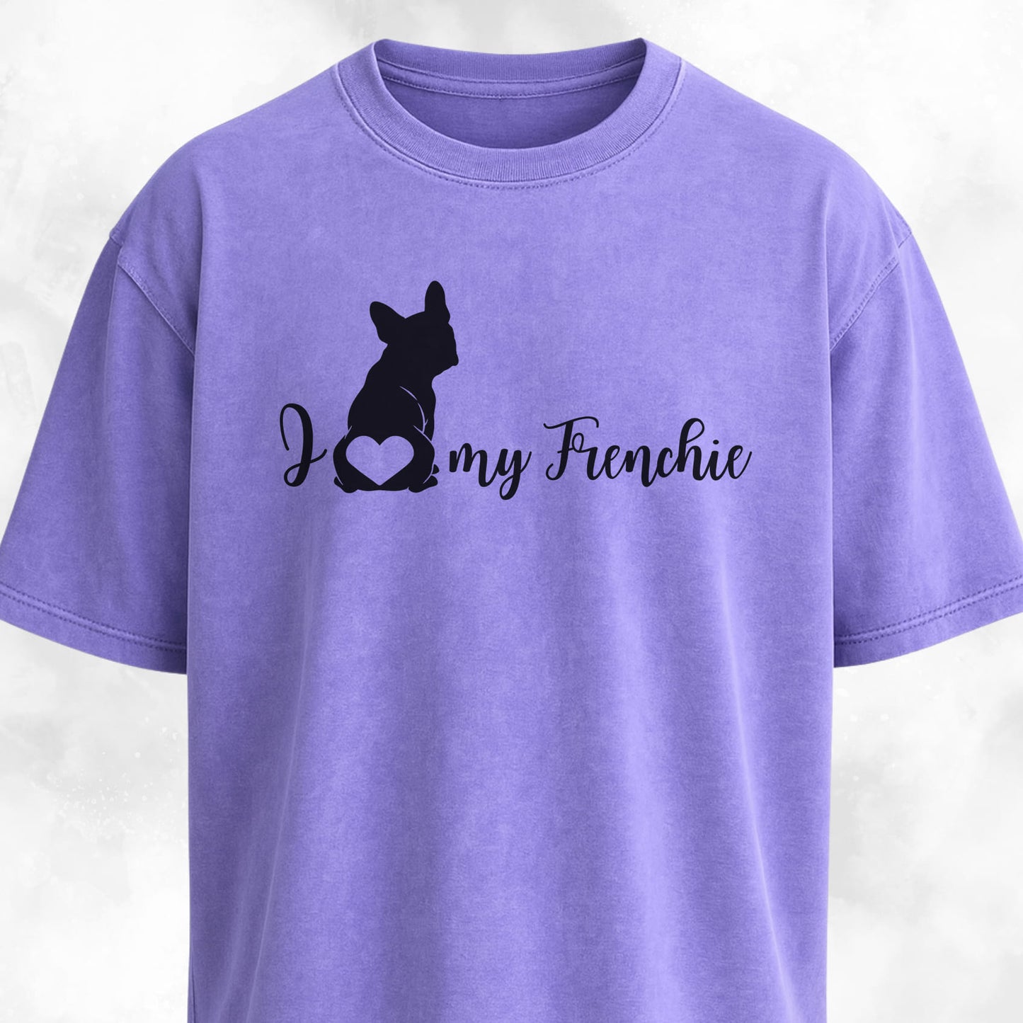 I Love My Frenchie Butt Heart T-Shirt