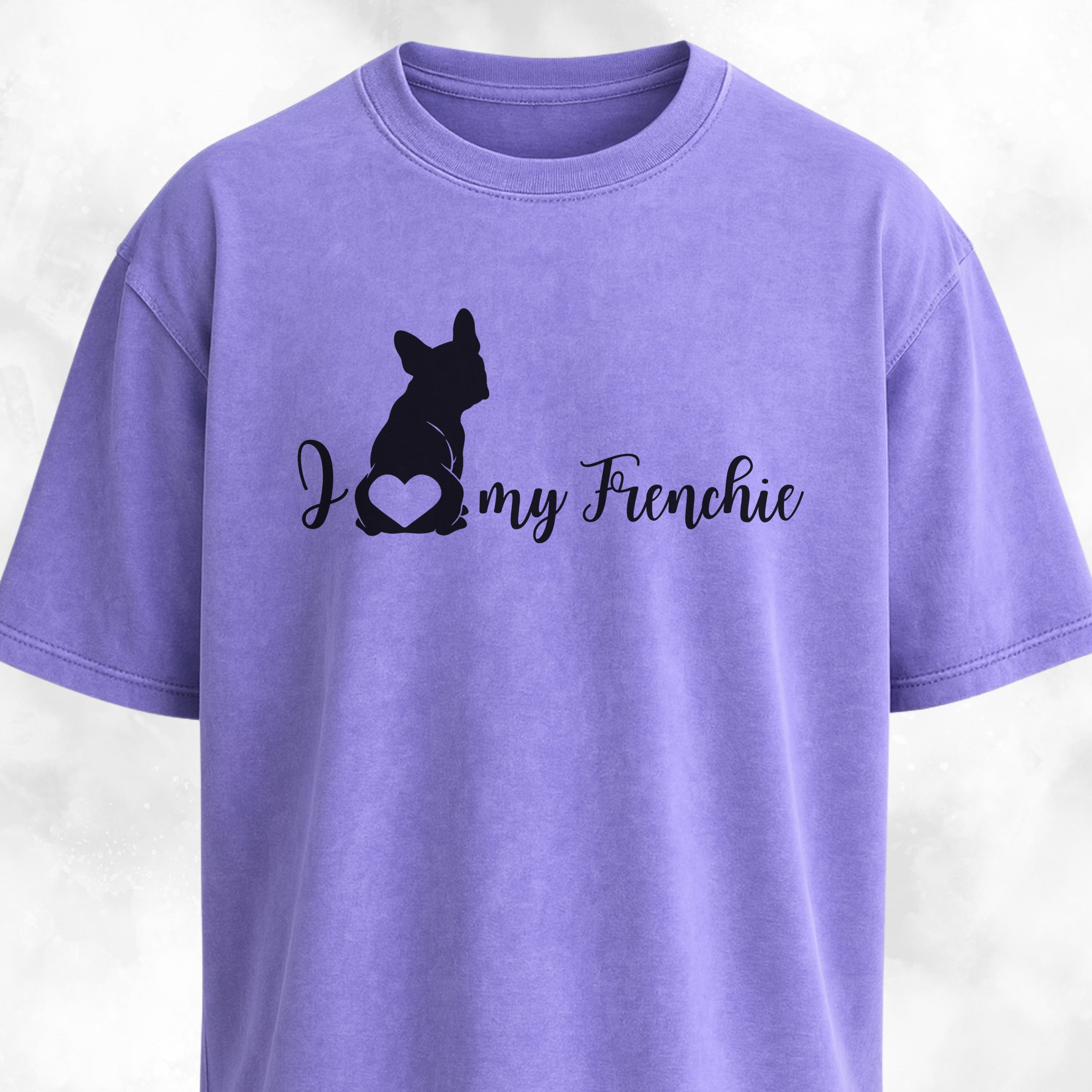 I Love My Frenchie Butt Heart T-Shirt