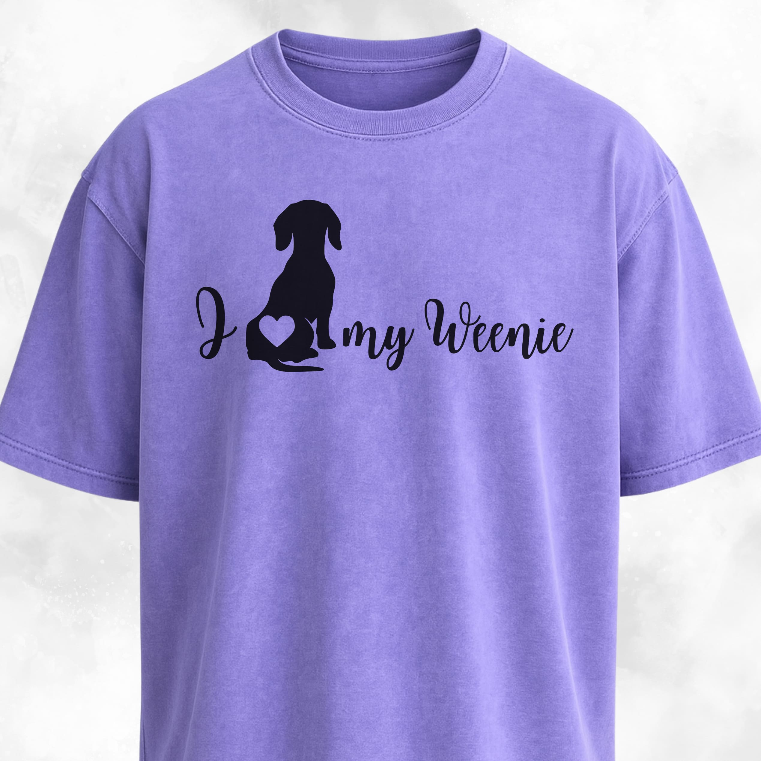 I Love My Weenie Butt Heart T-Shirt