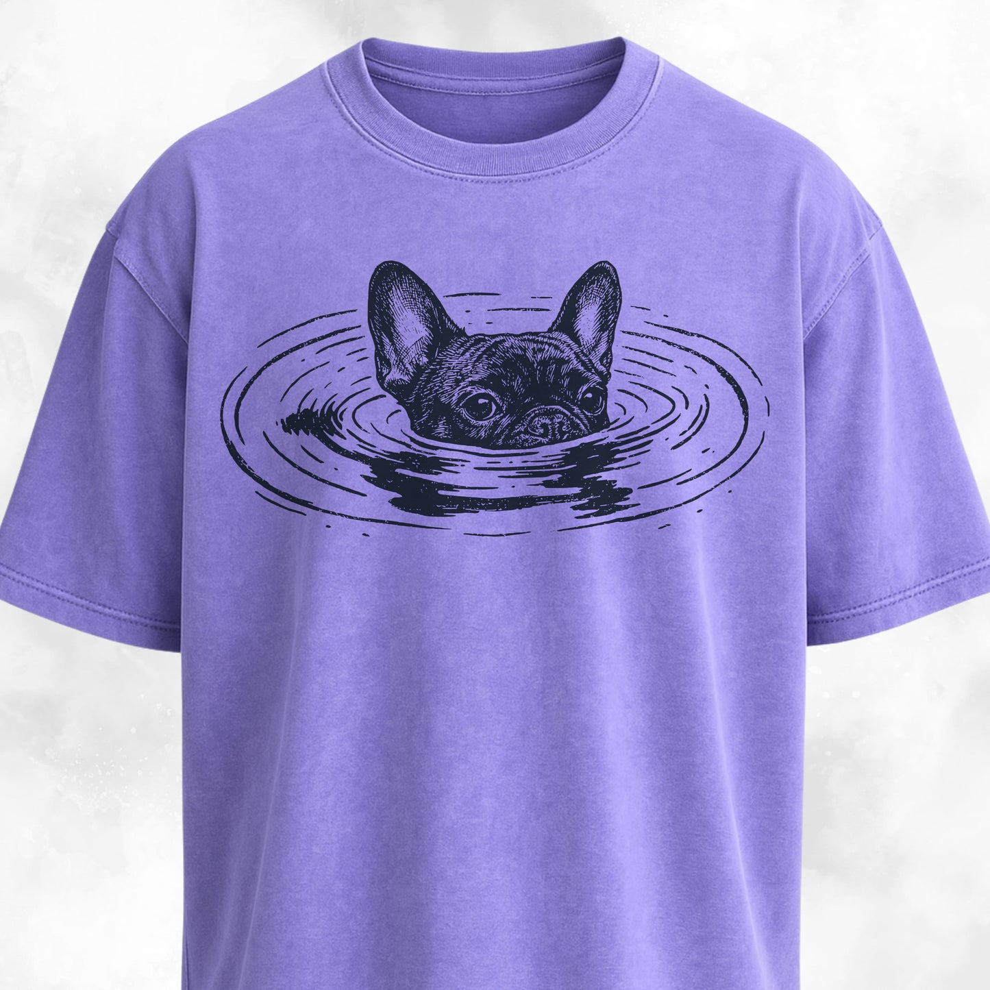 French Bulldog In The Water T-Shirt