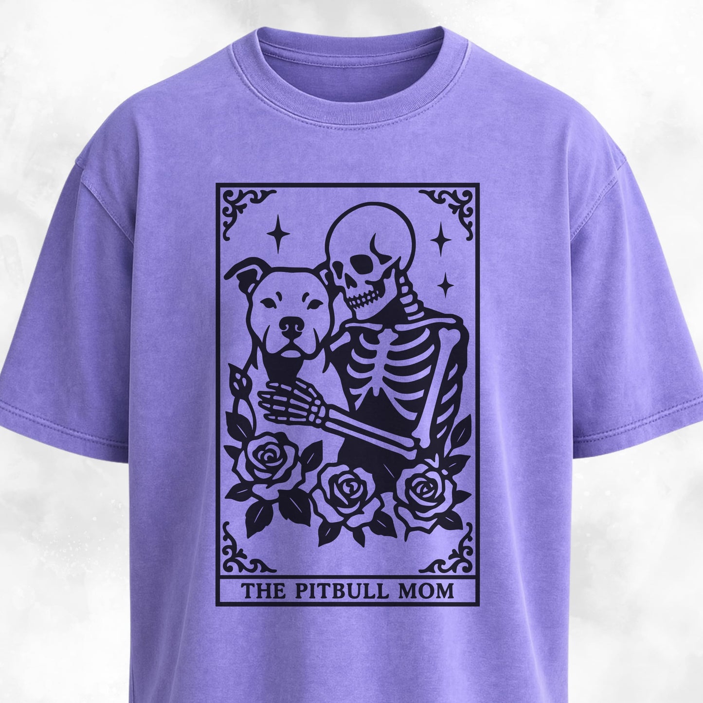 The Pitbull Mom Tarot Card T-Shirt