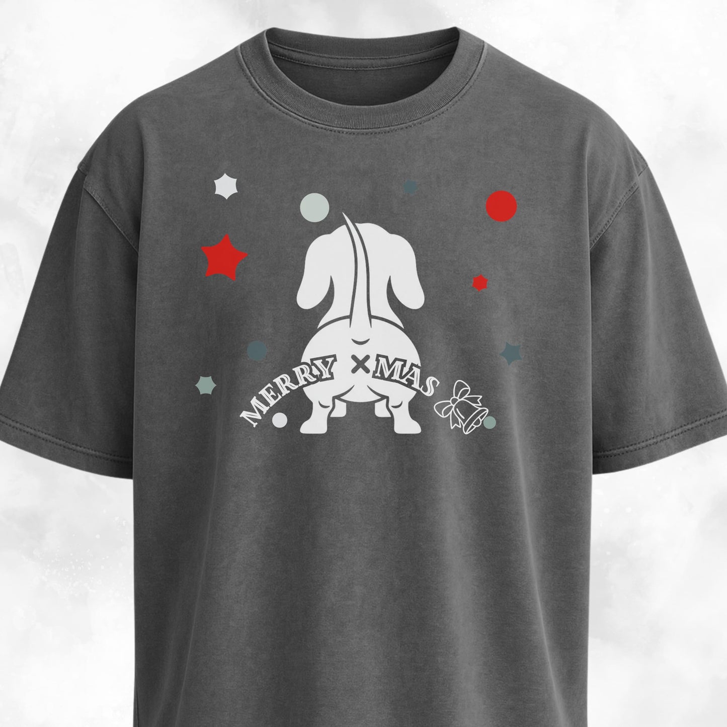 Merry Xmas Doxie Butt T-Shirt