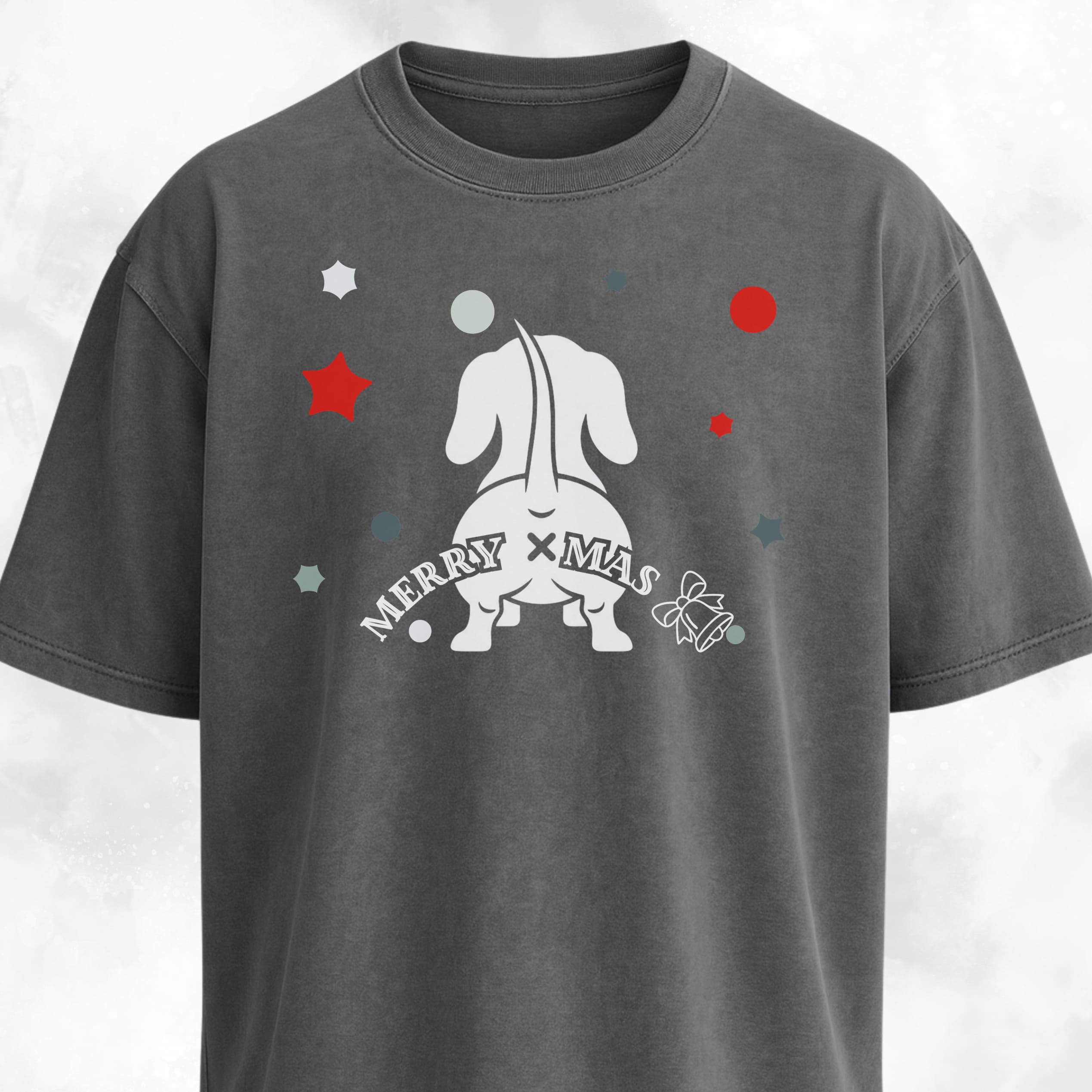 Merry Xmas Doxie Butt T-Shirt