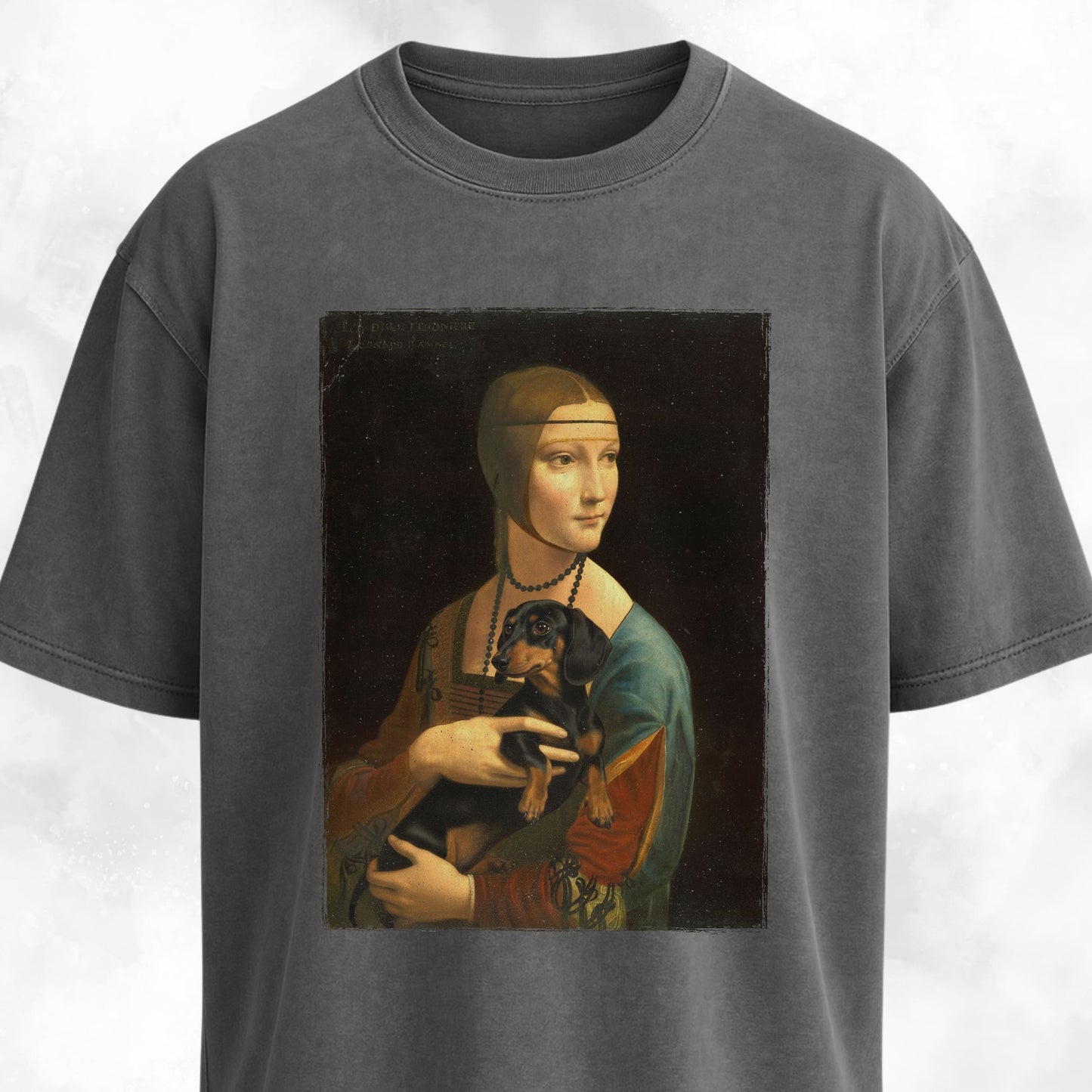 Lady With An Ermine Doxie Edition T-Shirt