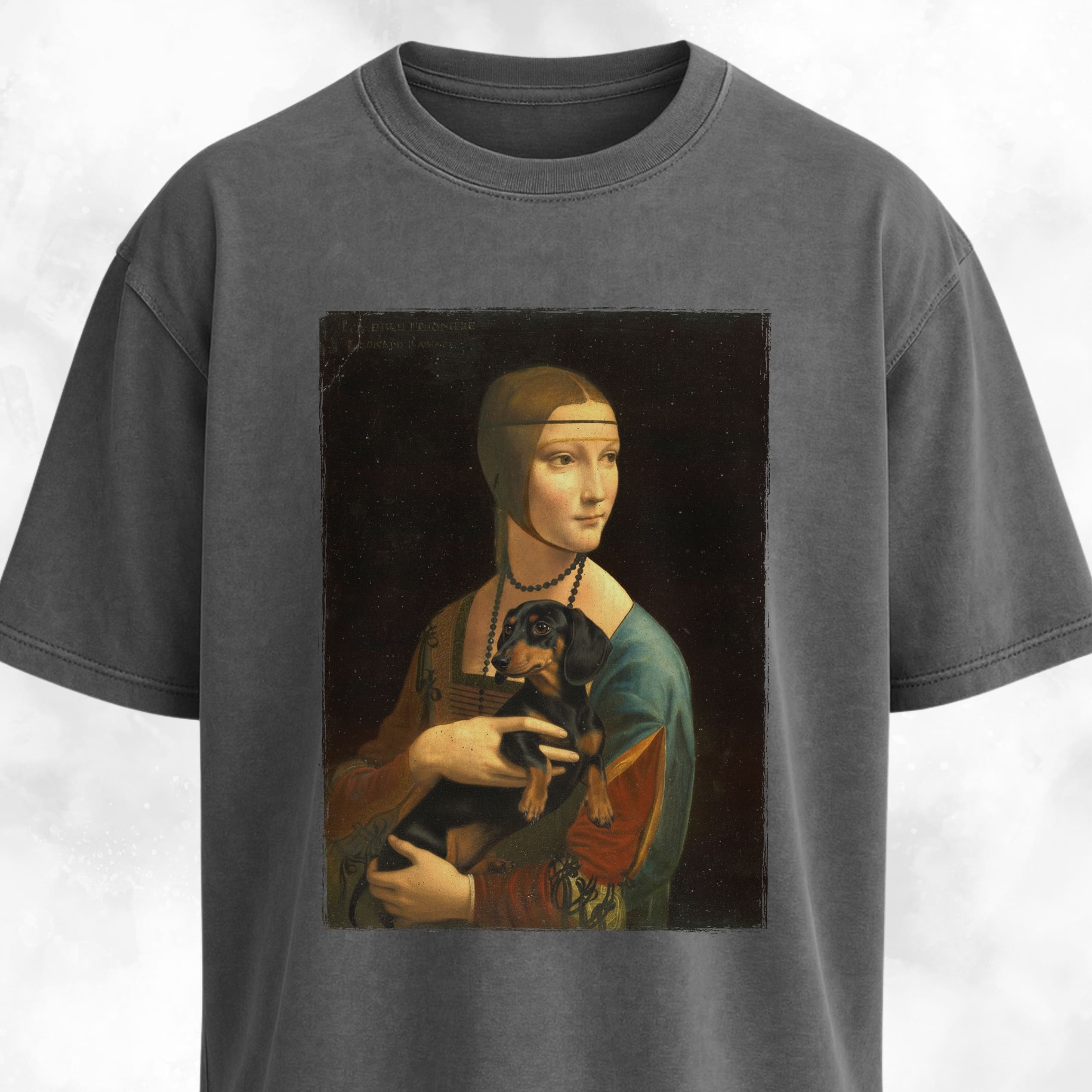 Lady With An Ermine Doxie Edition T-Shirt