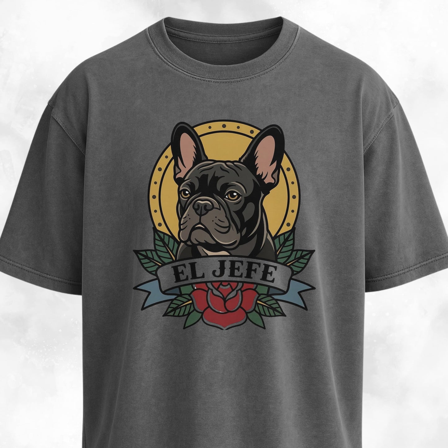 El Jefe French Bulldog T-Shirt