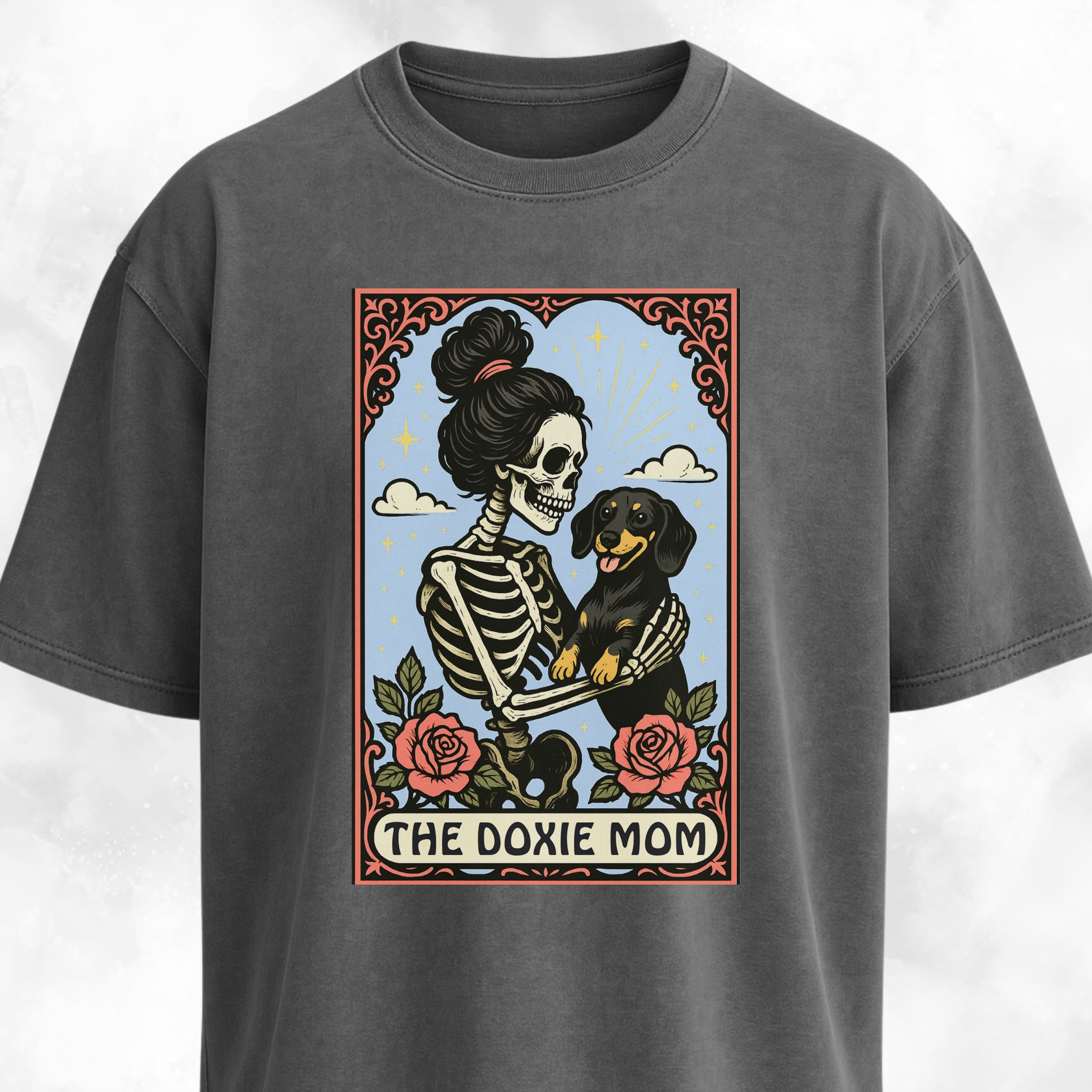 The Doxie Mom Tarot Card T-Shirt