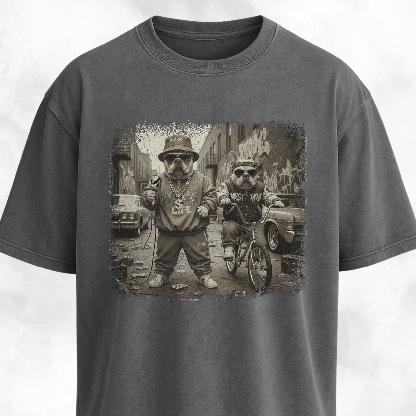 Rapper Frenchies Street Life T-Shirt