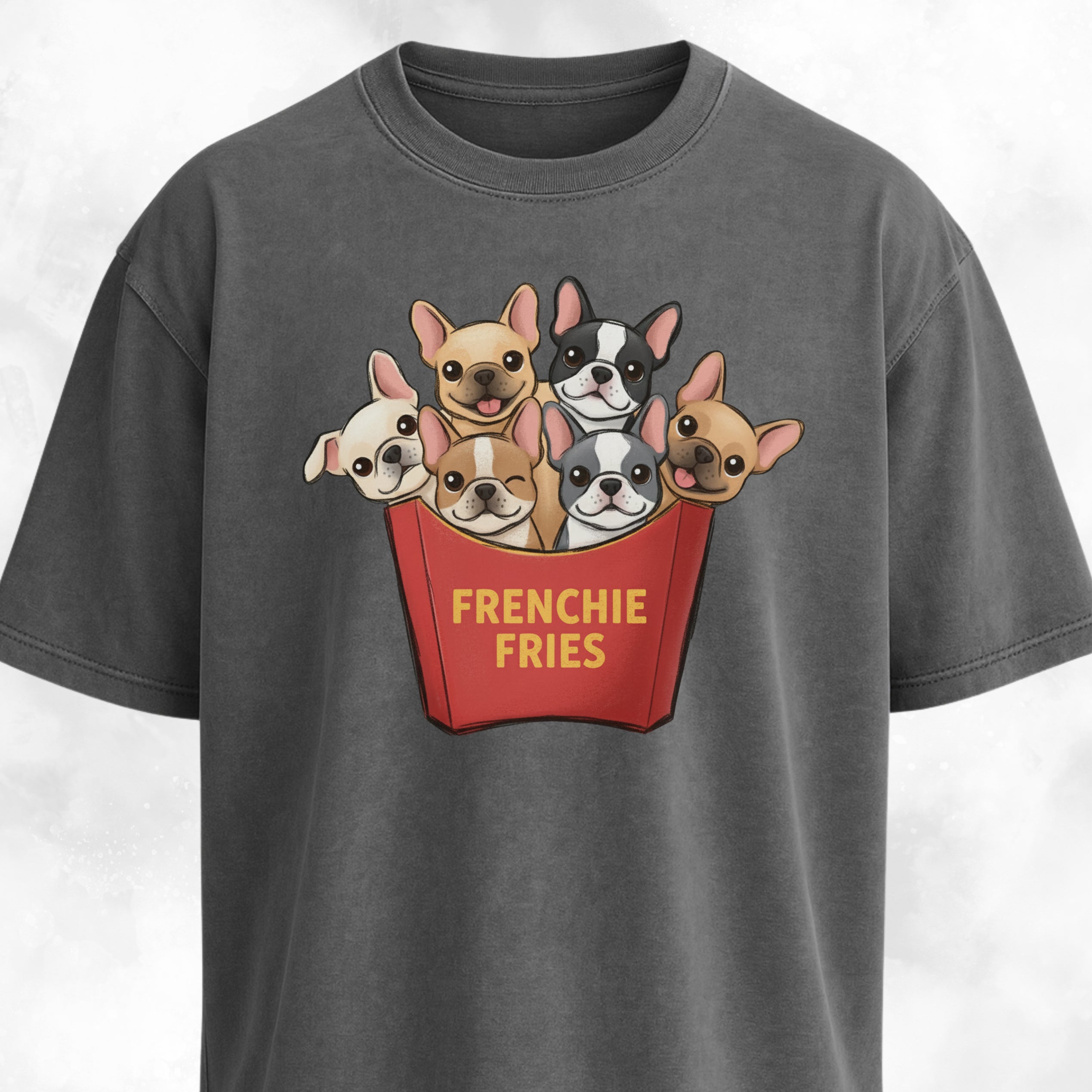 Frenchie Fries Fun T-Shirt