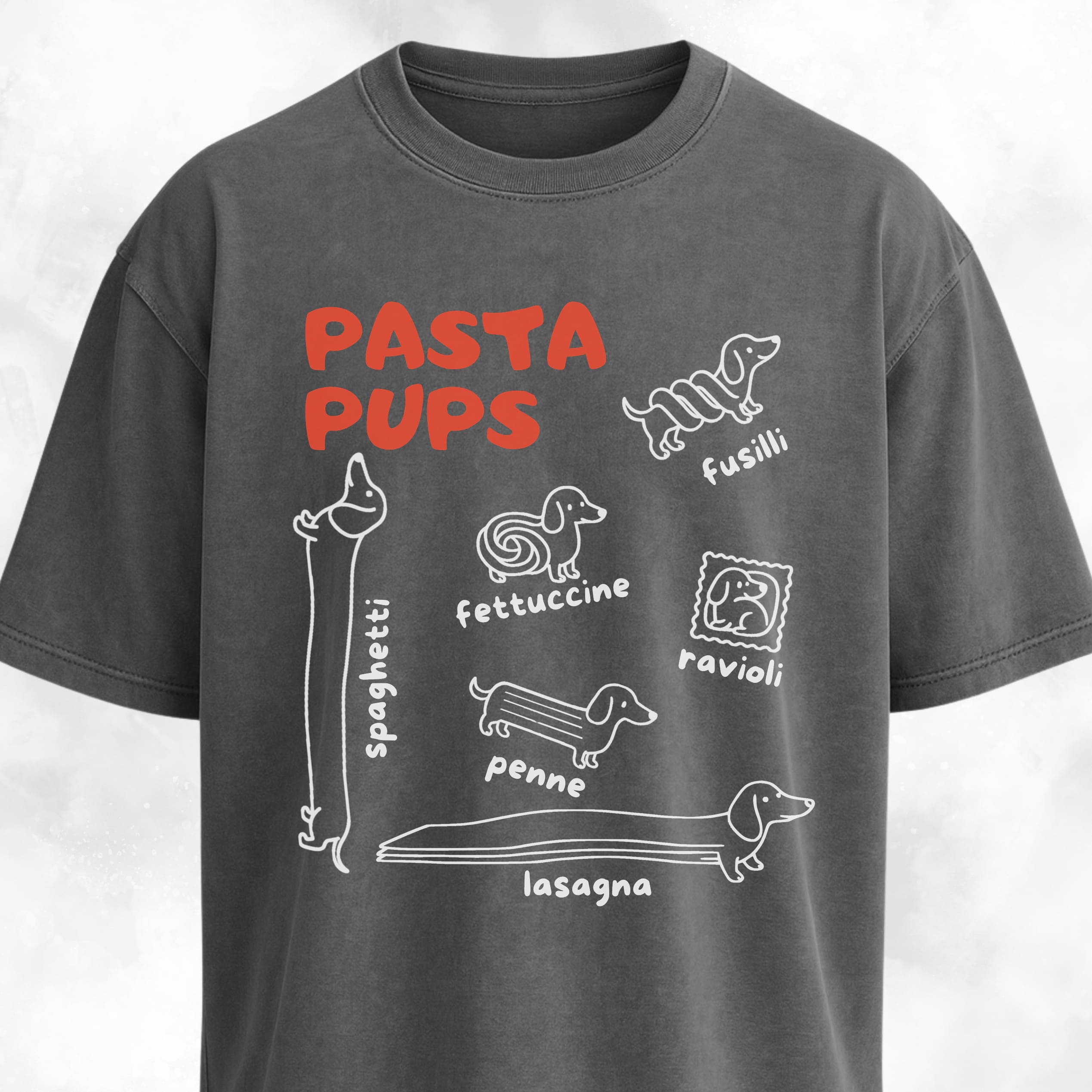 Pasta Pups Dachshund Edition T-Shirt