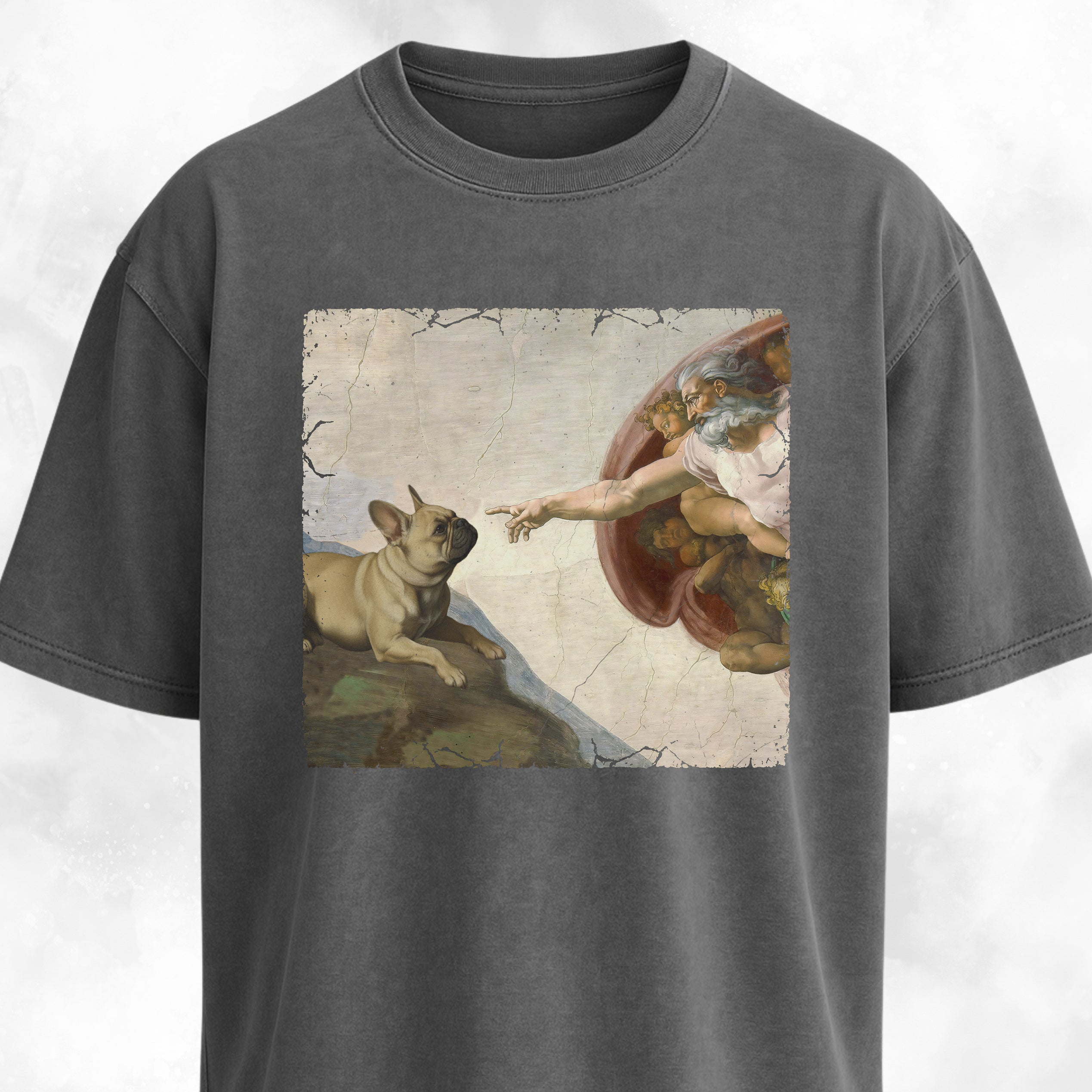 The Creation Of Adam Frenchie Edition T-Shirt
