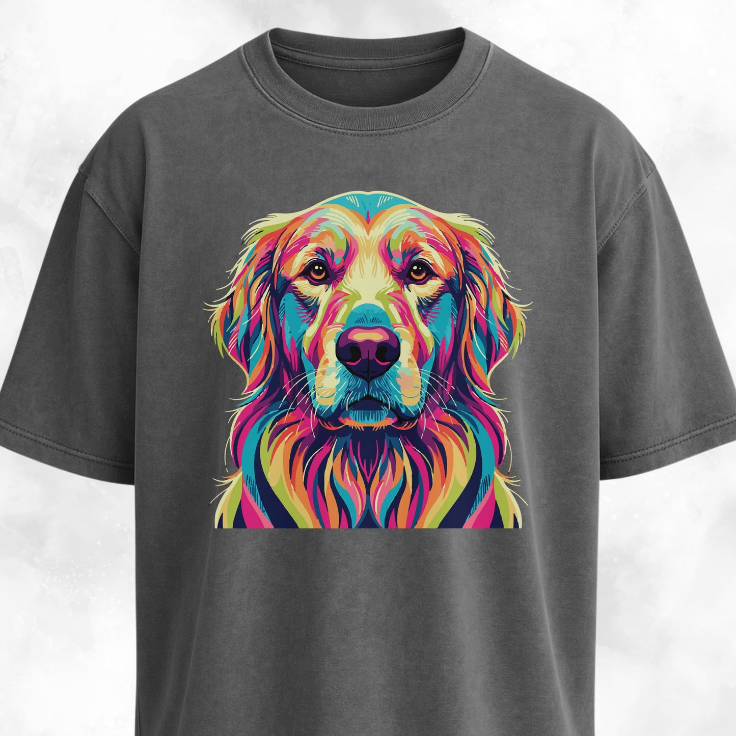 Colorful Golden Retriever T-Shirt