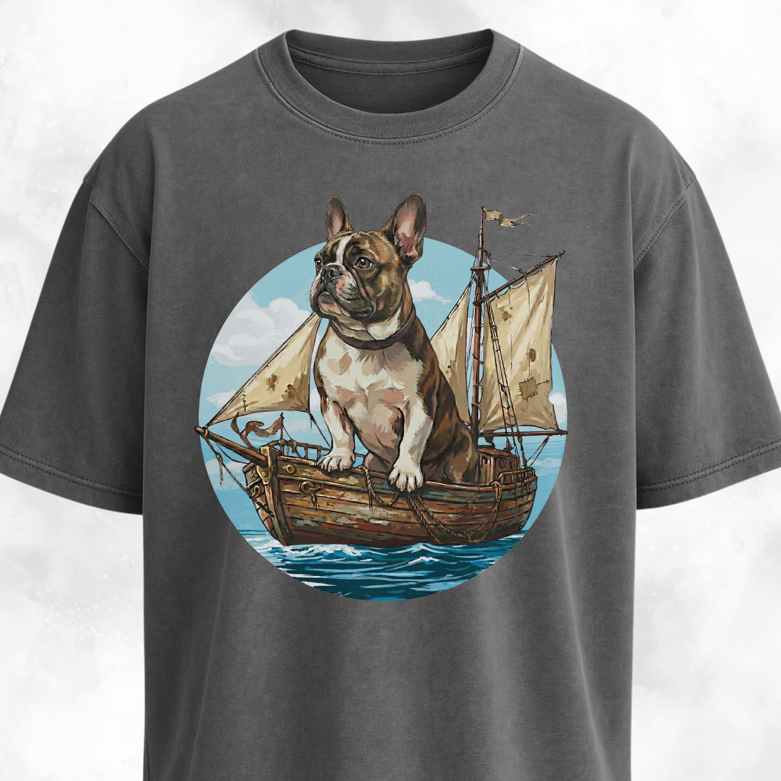 We Sail At Dawn Frenchie T-Shirt