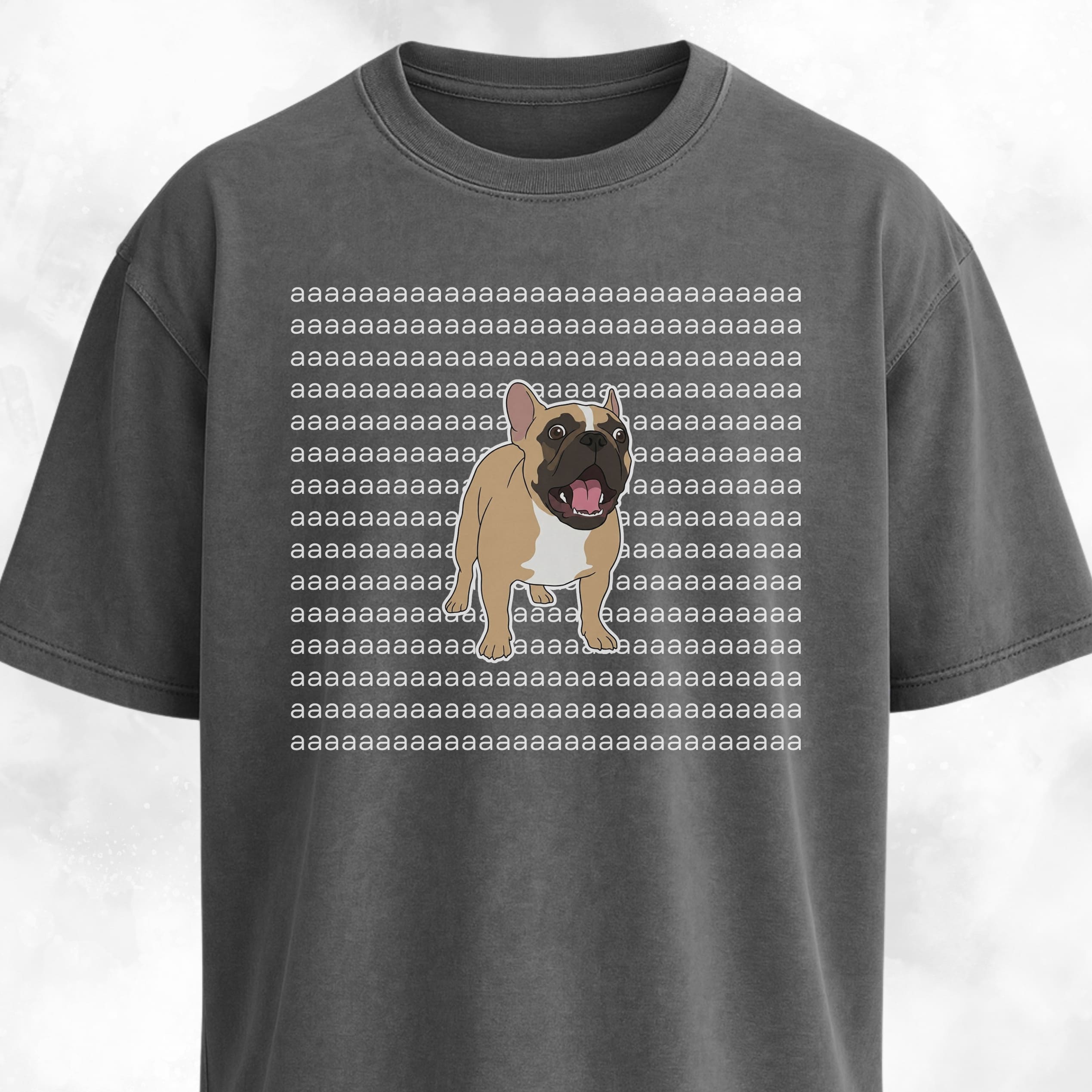 Screaming Frenchie Meme T-Shirt