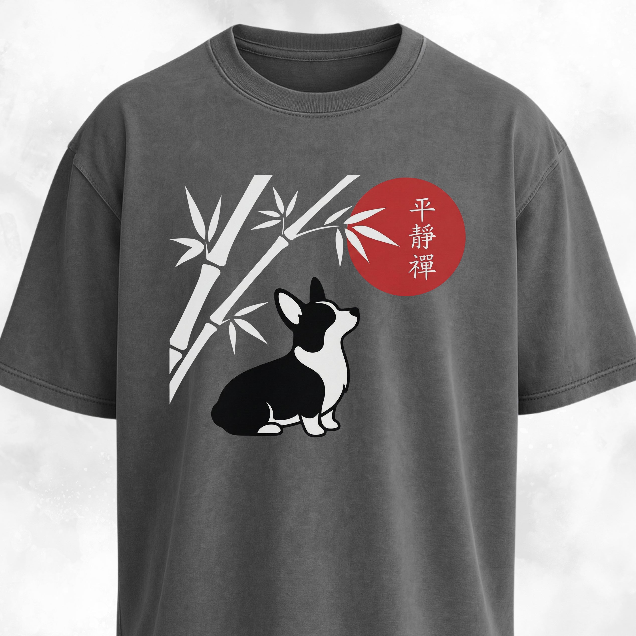 Japanese Art Corgi T-Shirt
