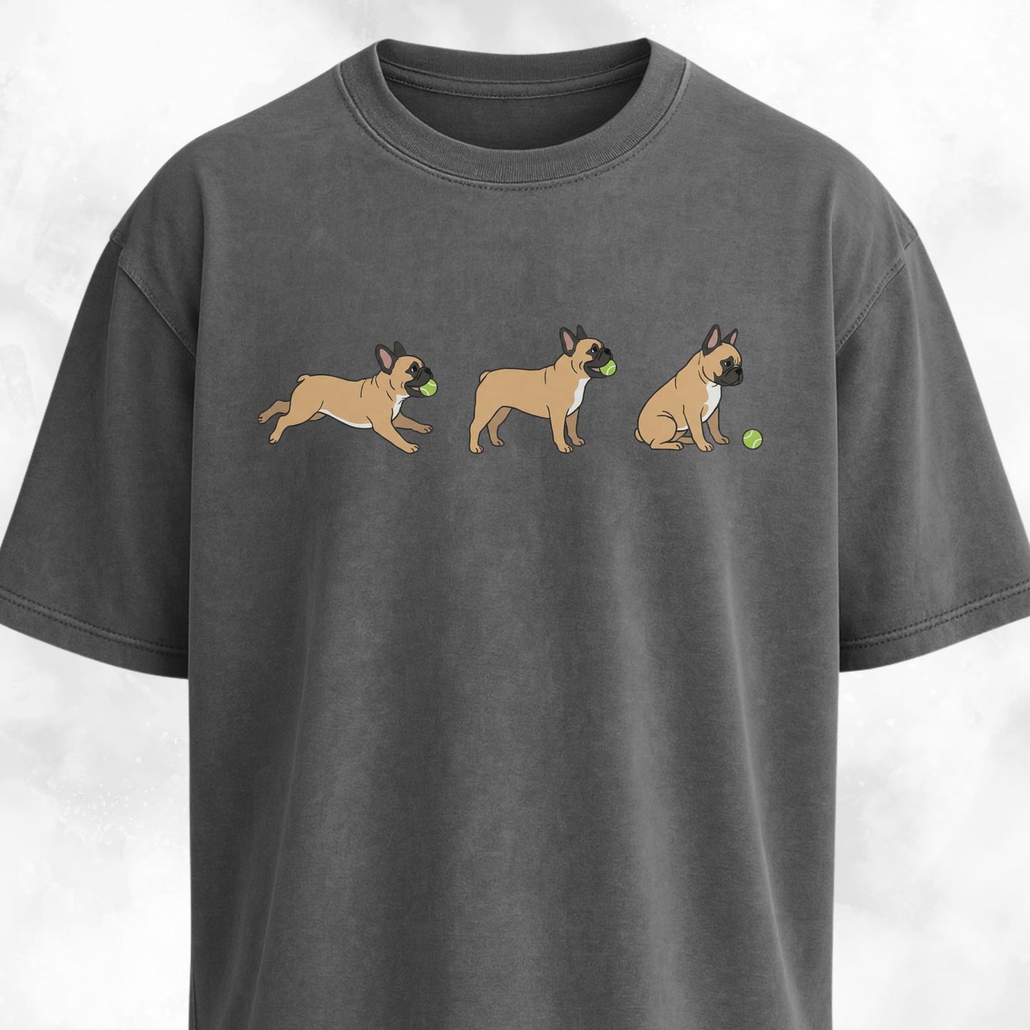 Frenchie With A Tennis Ball T-Shirt