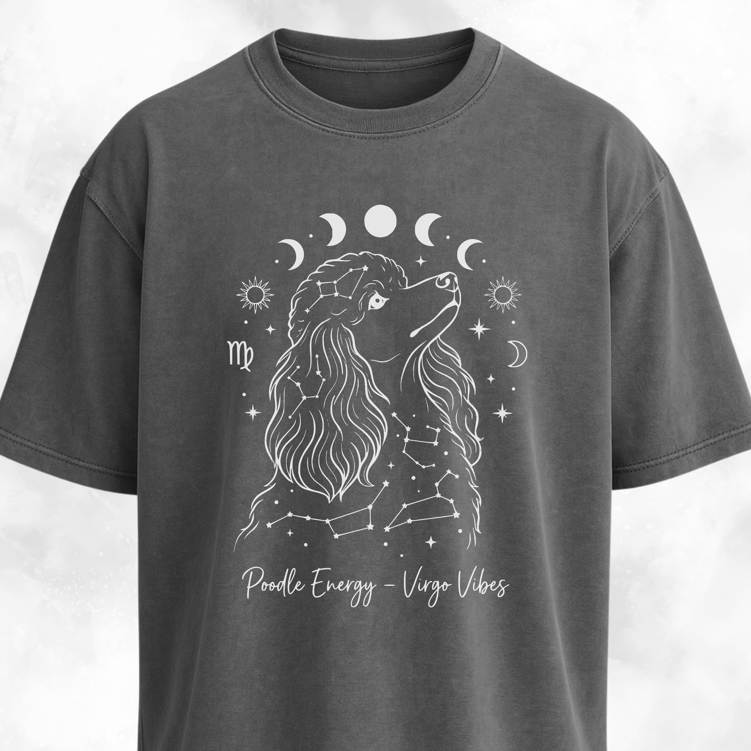 Poodle Energy Astrology T-Shirt