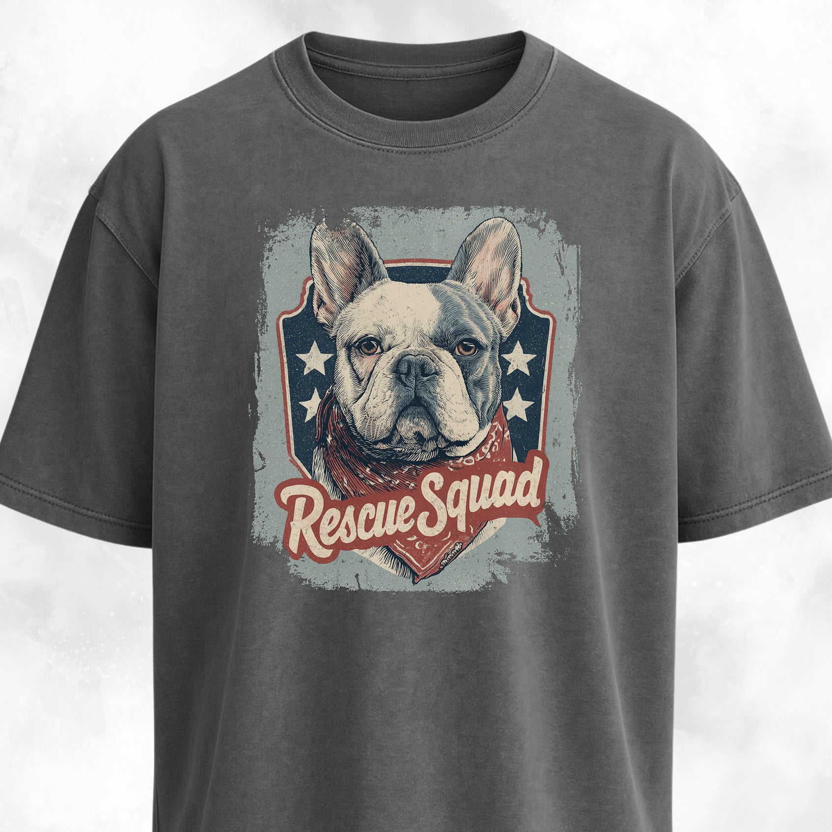 Rescue Squad French Bulldog Adoption Pride T-Shirt