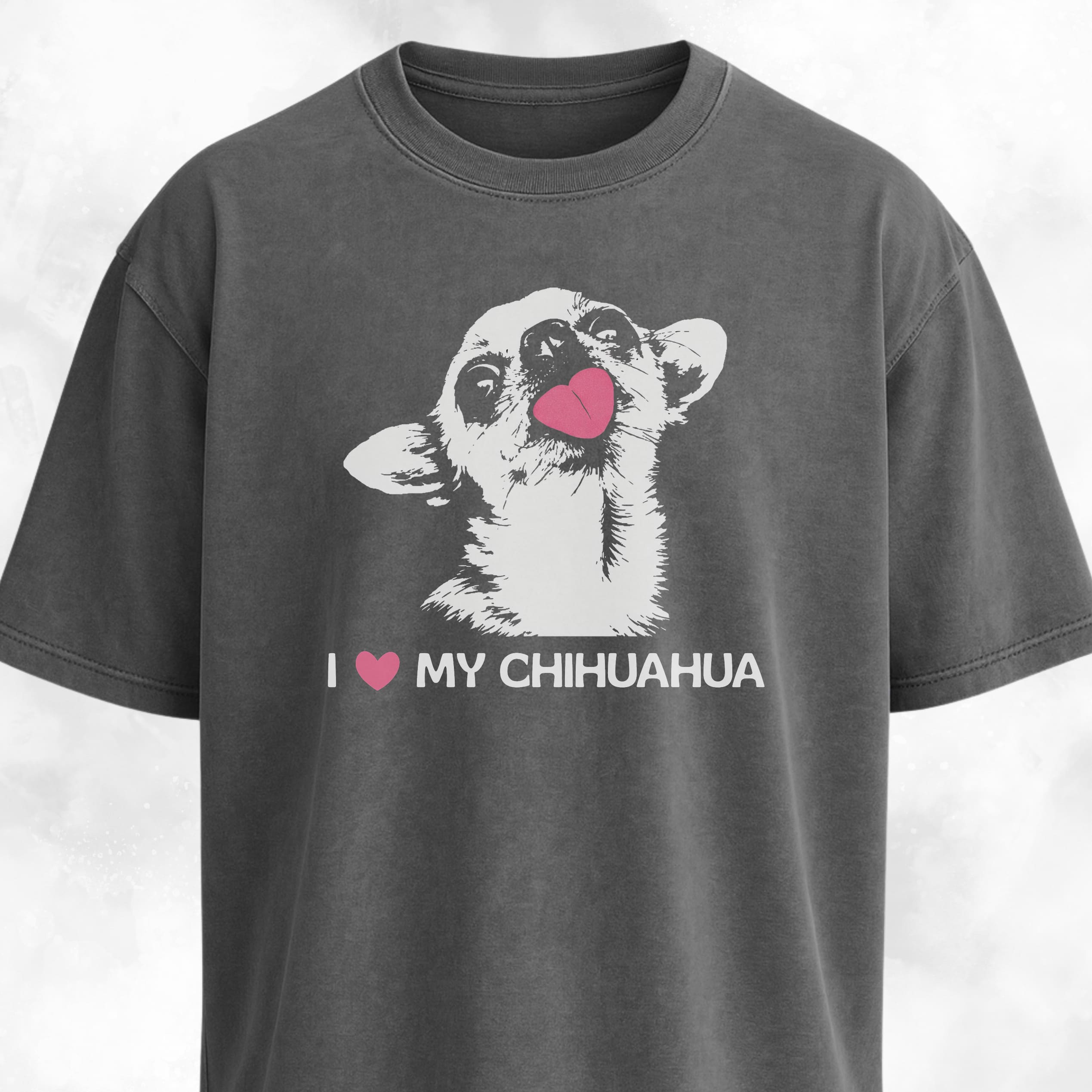 I Love My Chihuahua Tongue Out T-Shirt