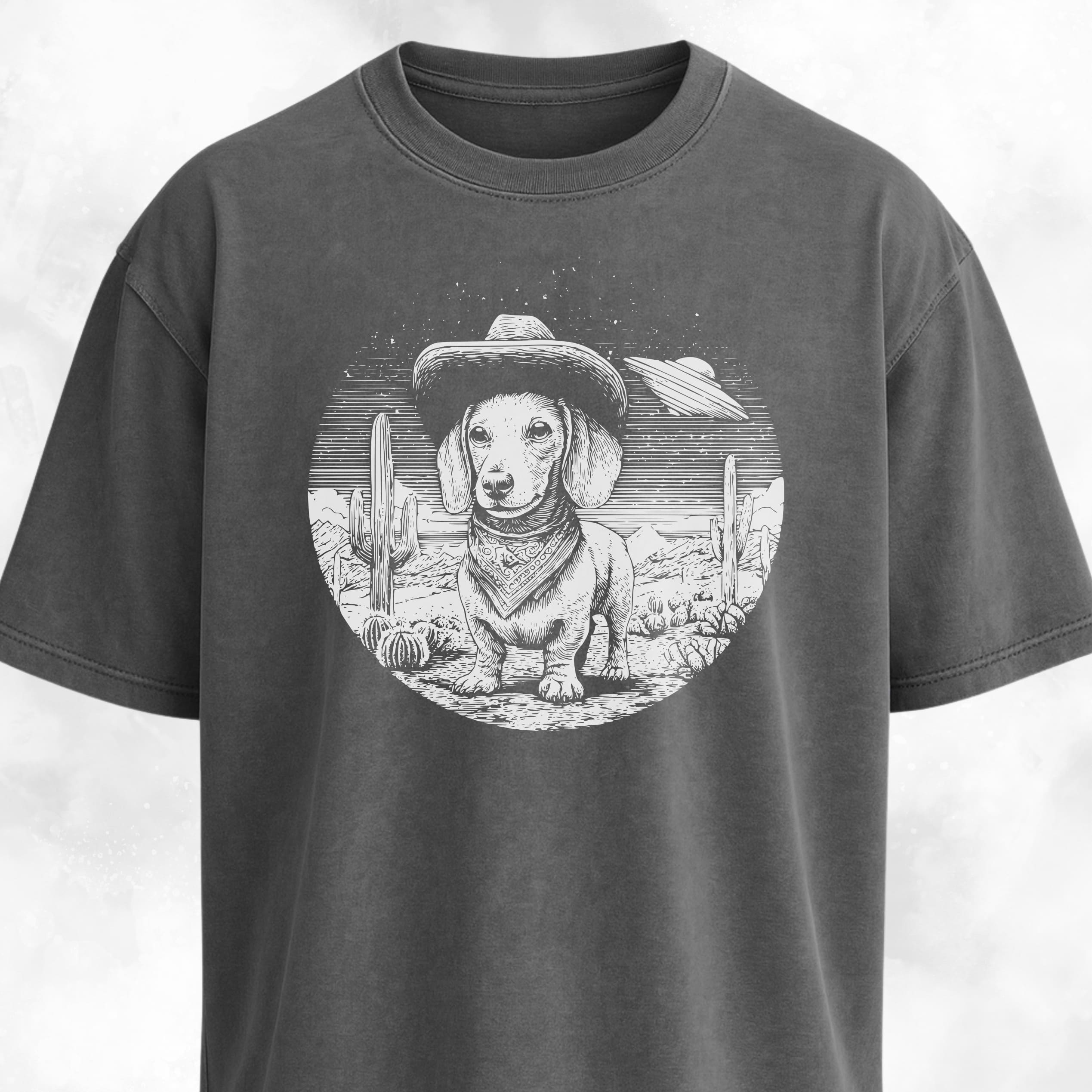 Doxie Cowboy In The Desert T-Shirt