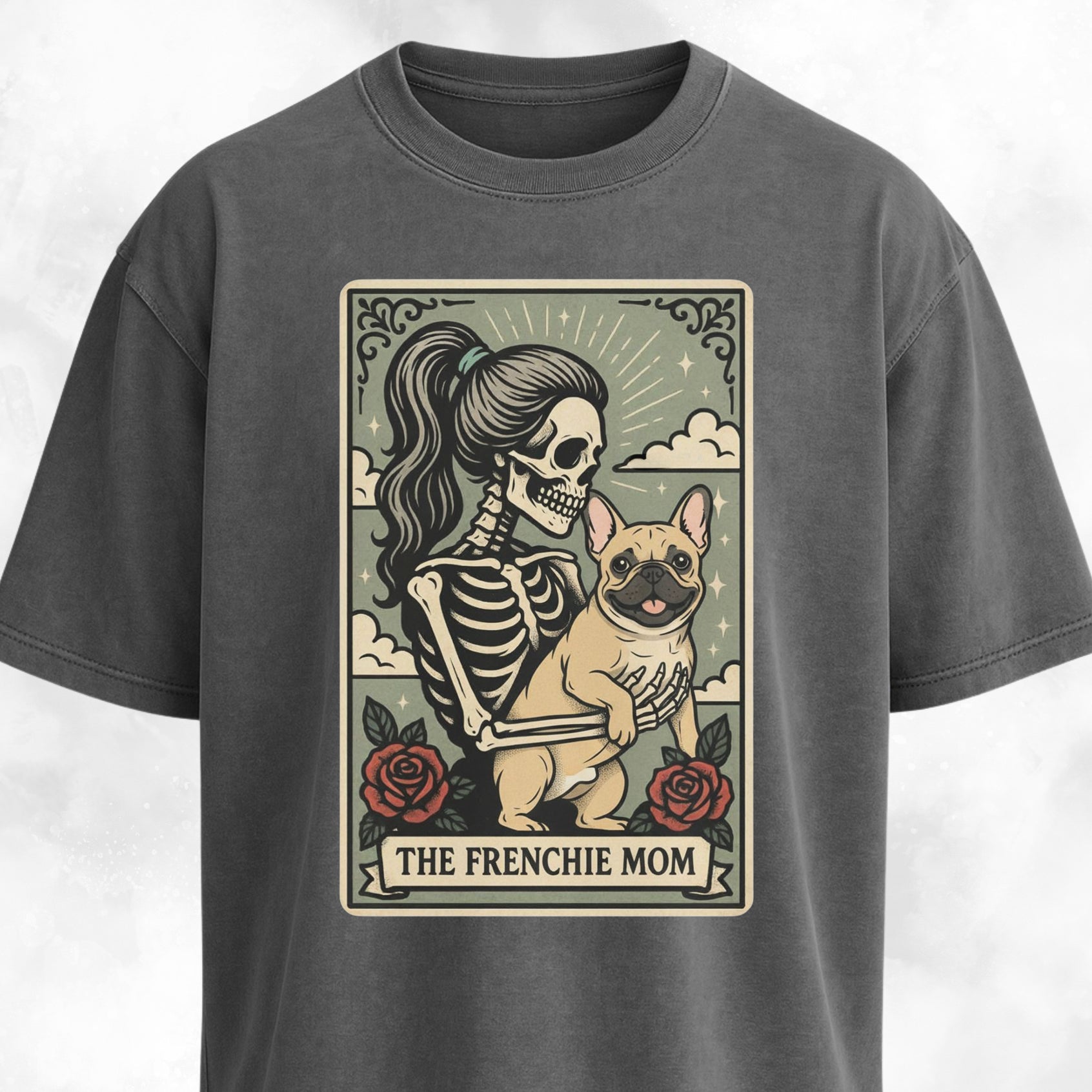 The Frenchie Mom Tarot Card T-Shirt