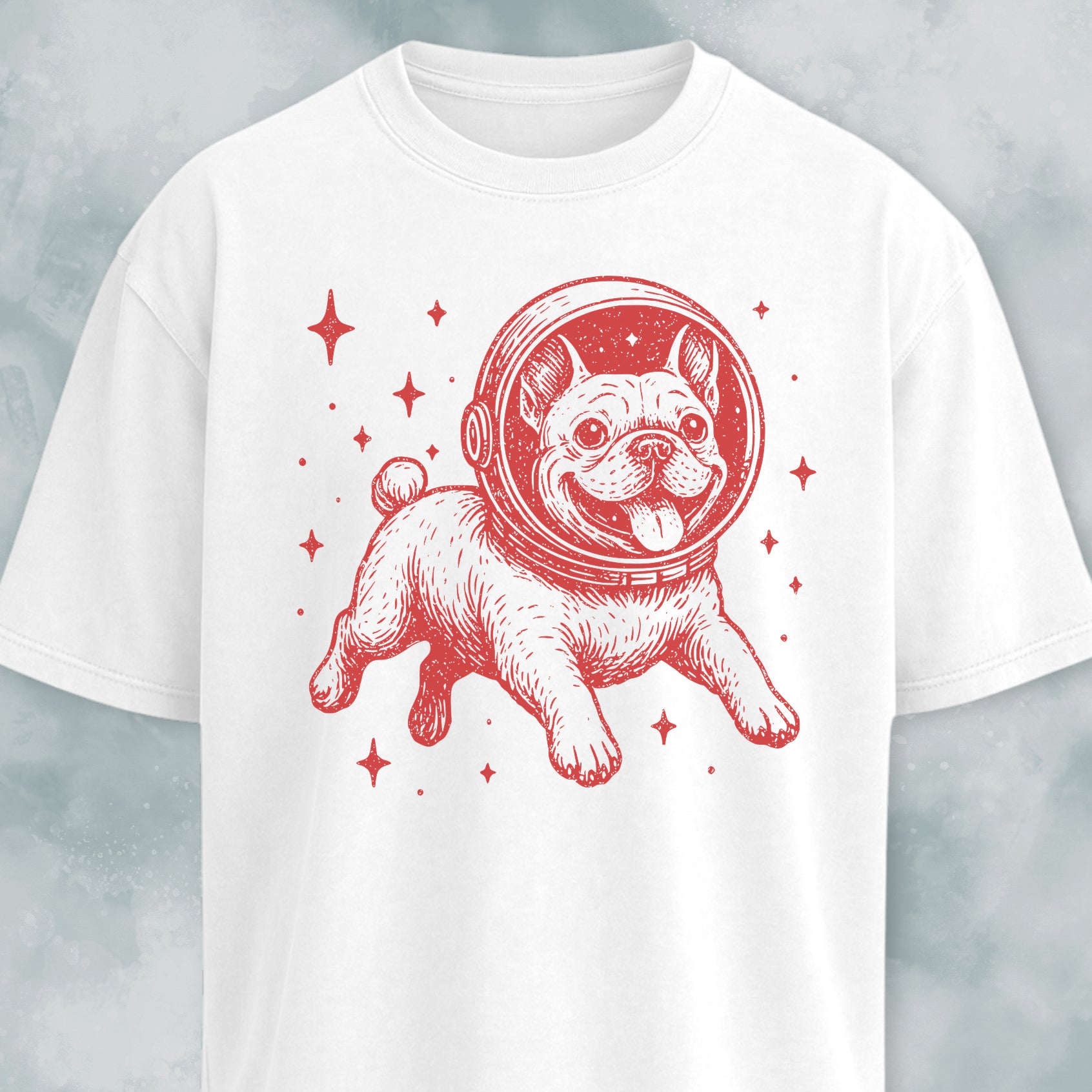 French Bulldog Astronaut T-Shirt