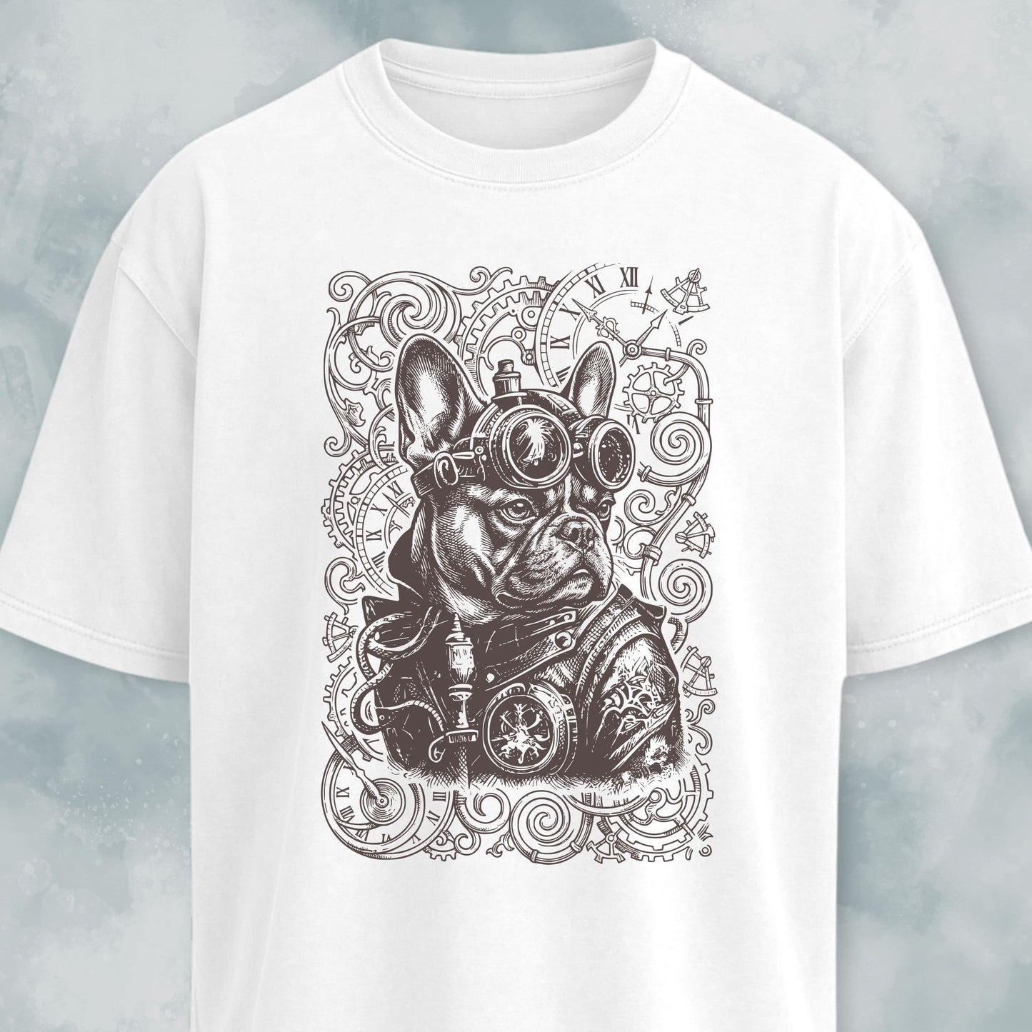 Steampunk French Bulldog T-Shirt
