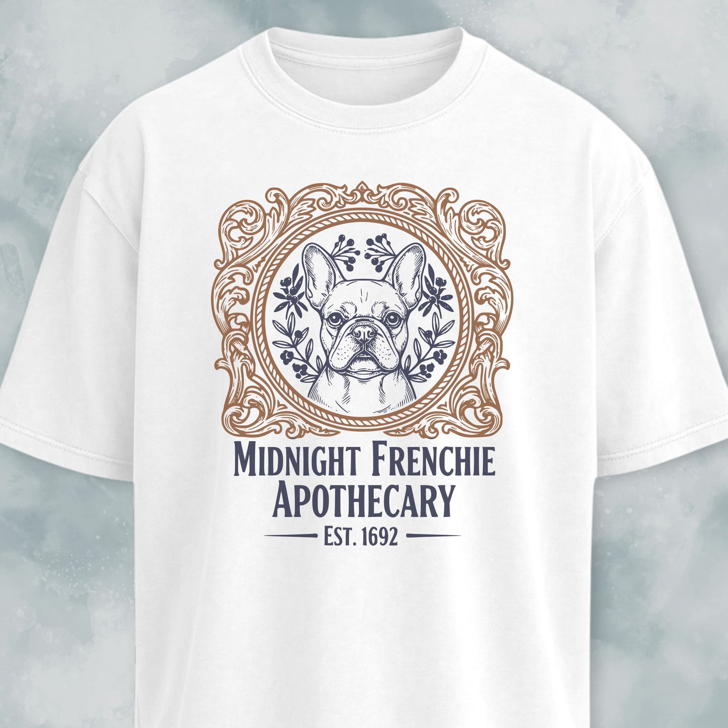 Midnight Frenchie Apothecary T-Shirt