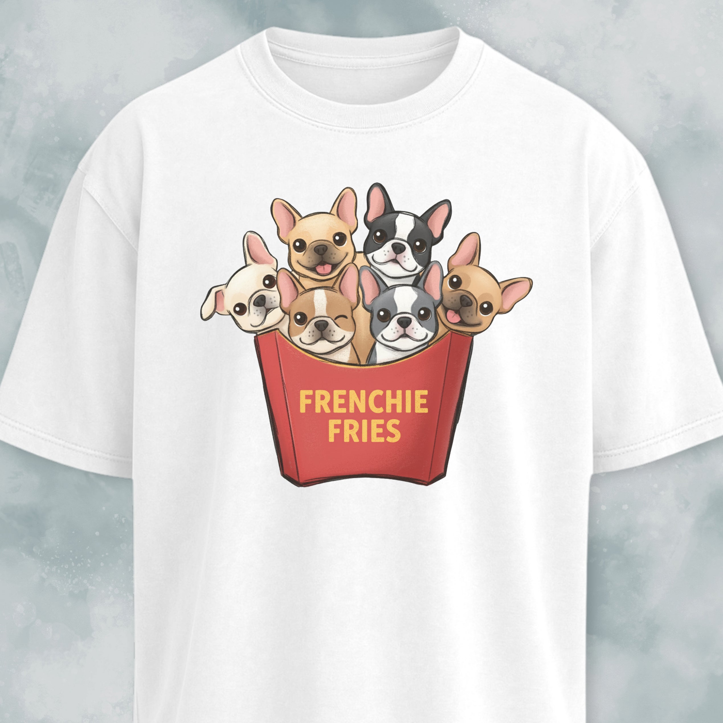 Frenchie Fries Fun T-Shirt