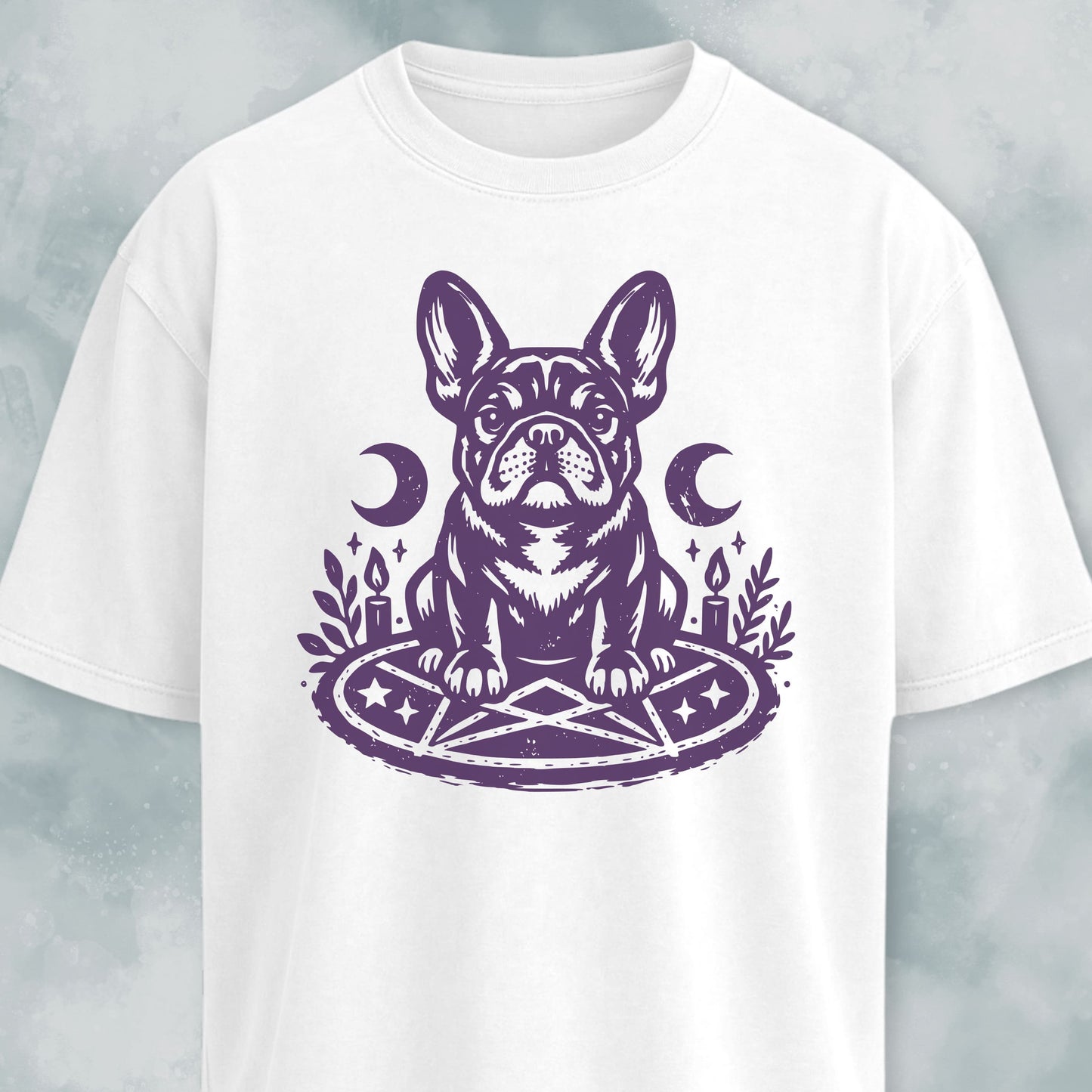 Witchcore Occult French Bulldog T-Shirt