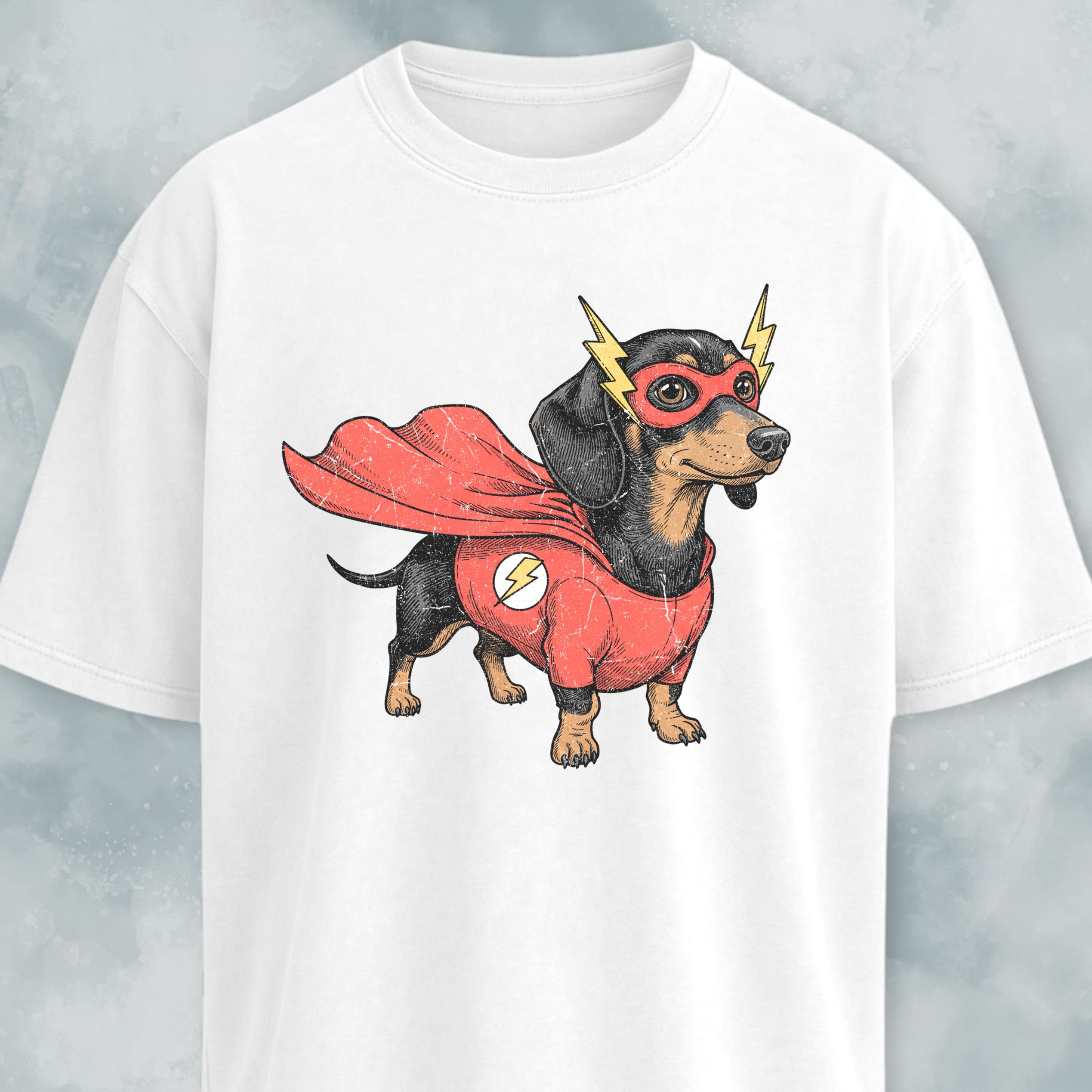 Superhero Dachshund T-Shirt