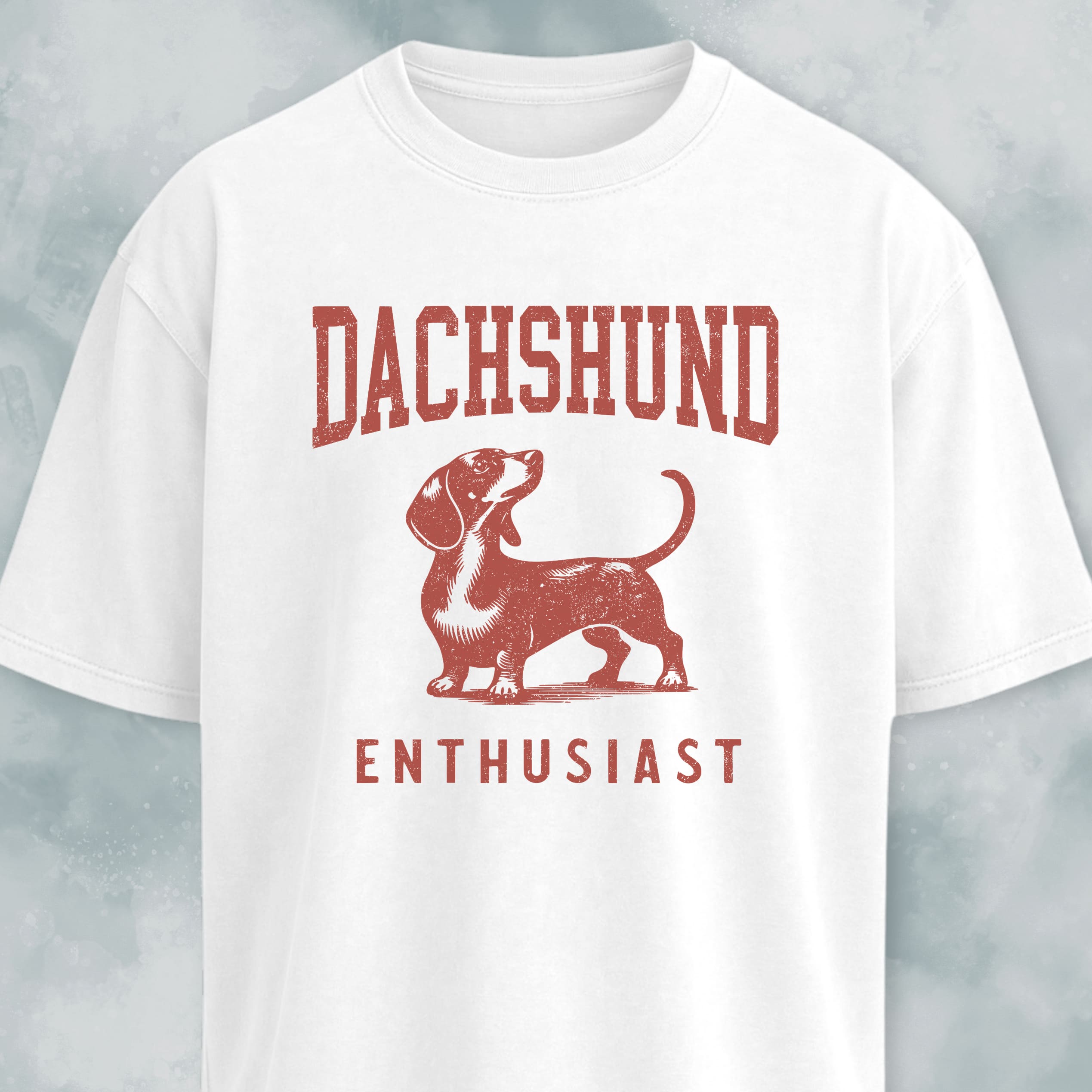 Dachshund Enthusiast Varsity T-Shirt