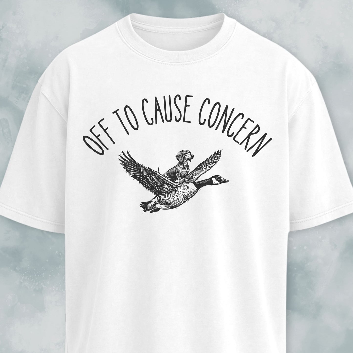 Off To Cause Concern Doxie T-Shirt