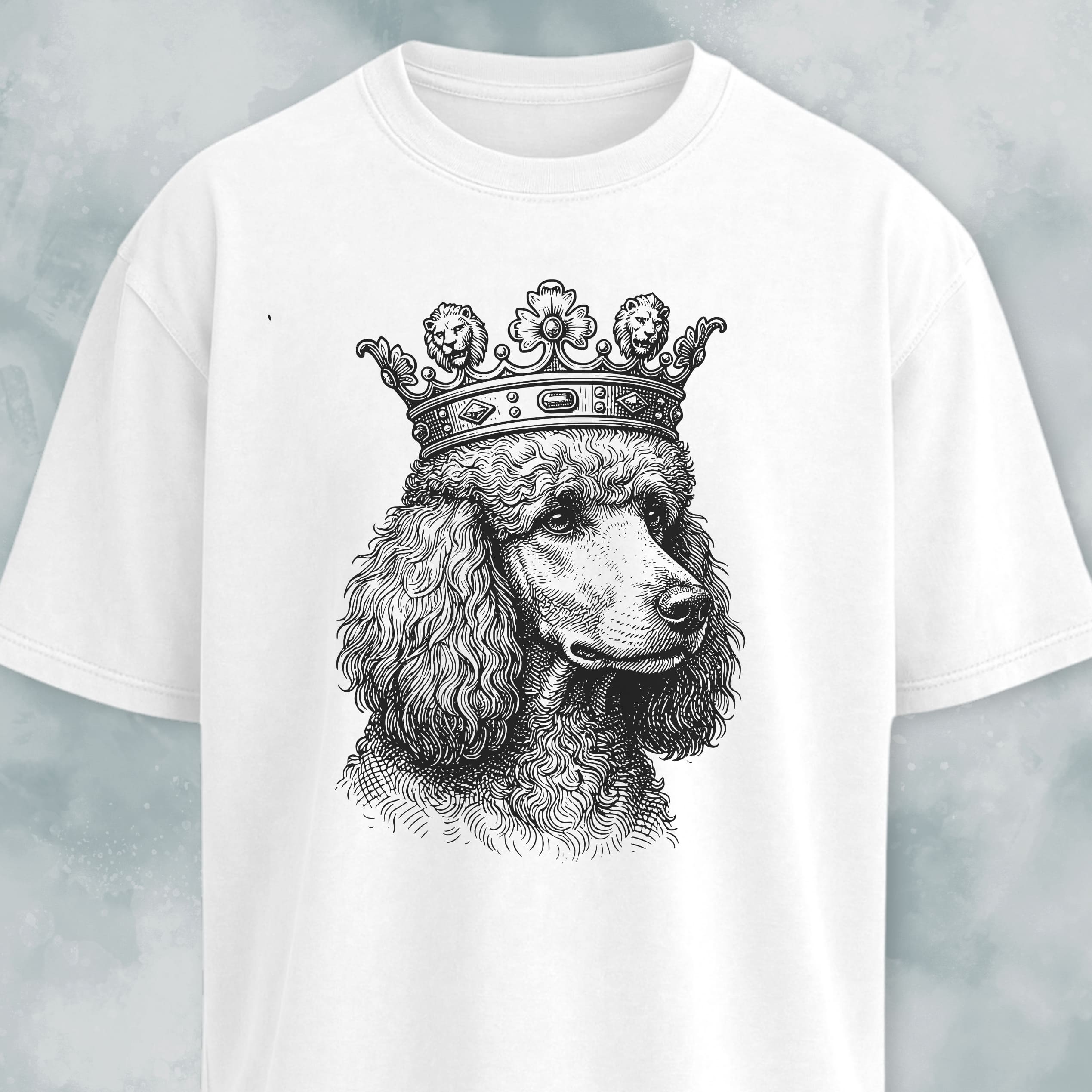 Royal Poodle Crown T-Shirt