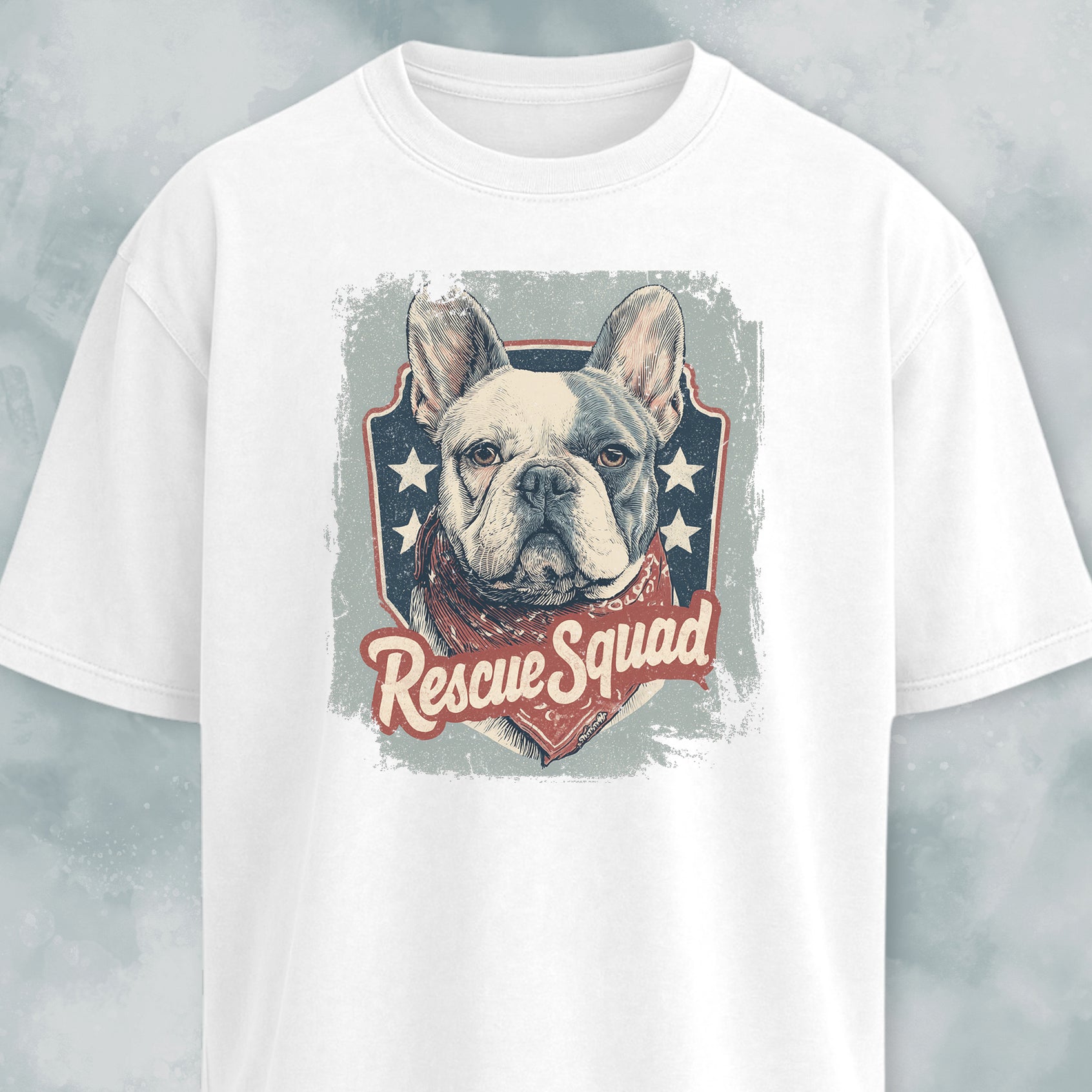 Rescue Squad French Bulldog Adoption Pride T-Shirt