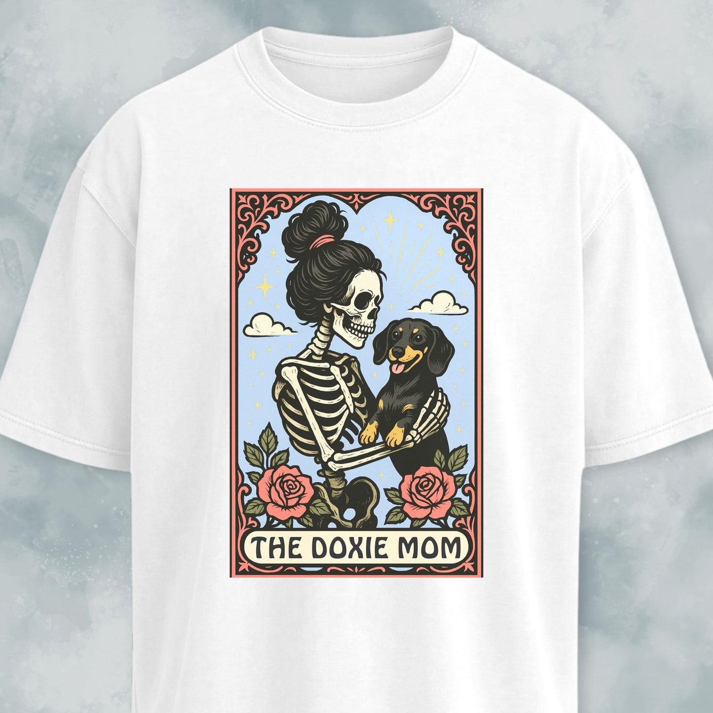 The Doxie Mom Tarot Card T-Shirt