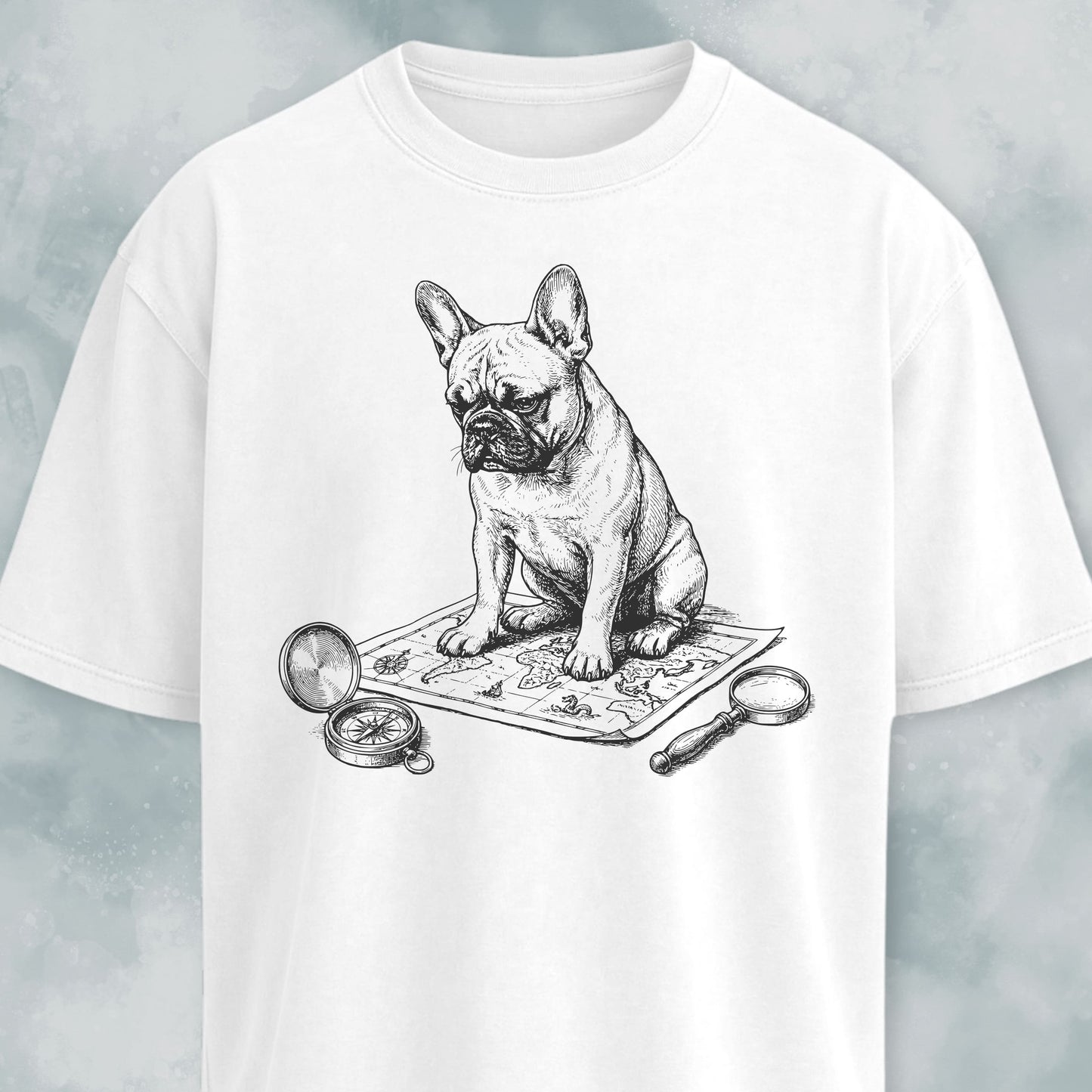 World Traveler French Bulldog T-Shirt