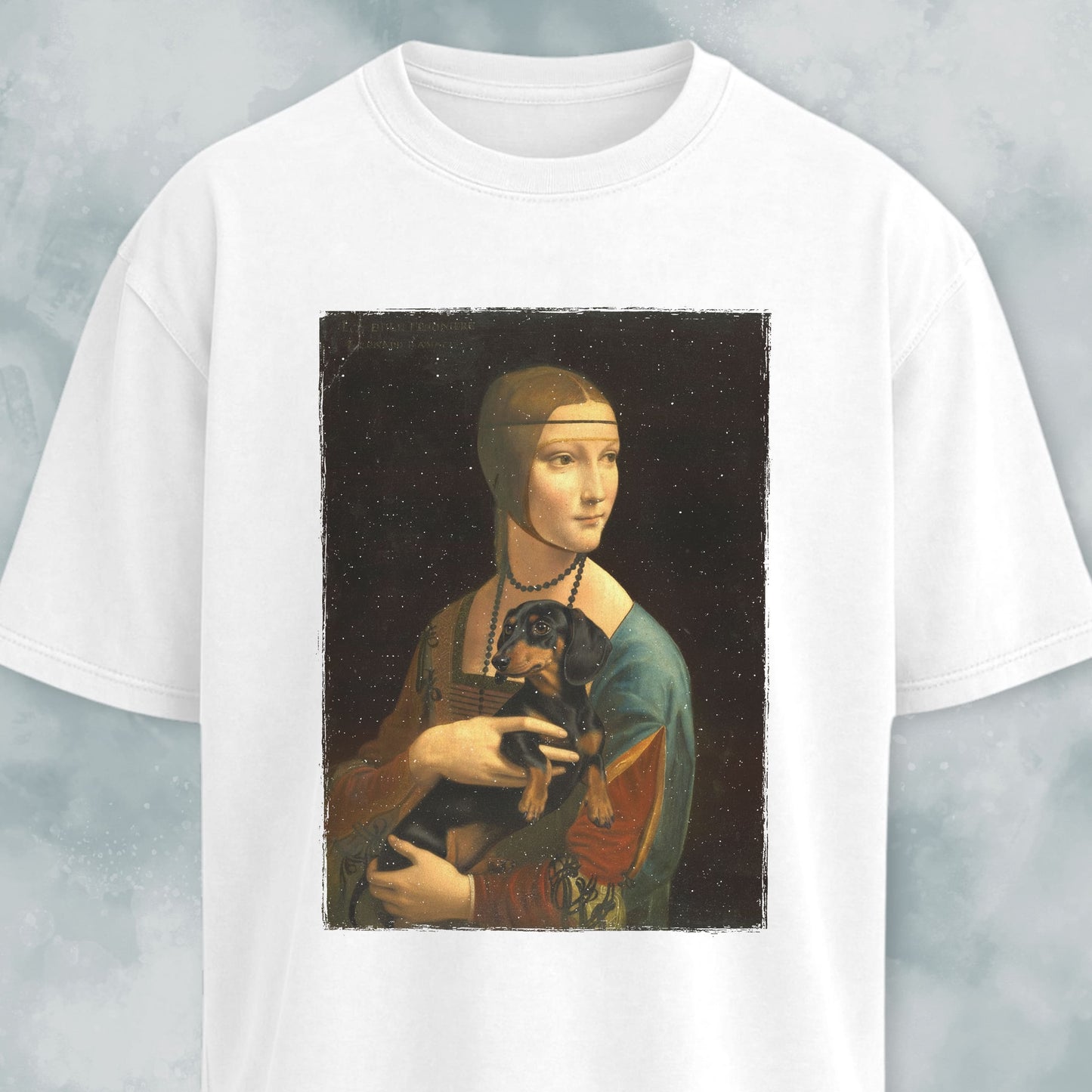 Lady With An Ermine Doxie Edition T-Shirt