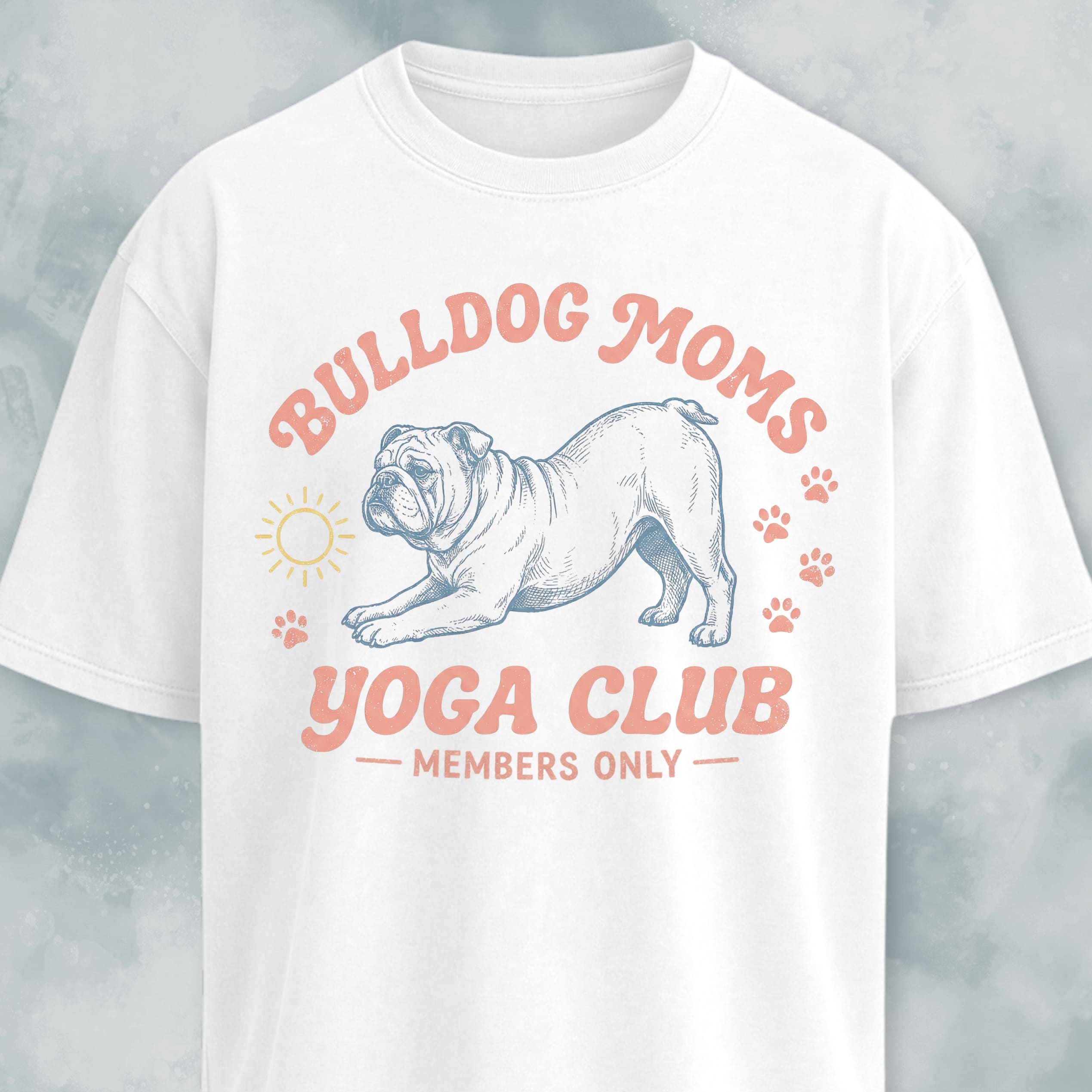Bulldog Moms Yoga Club T-Shirt