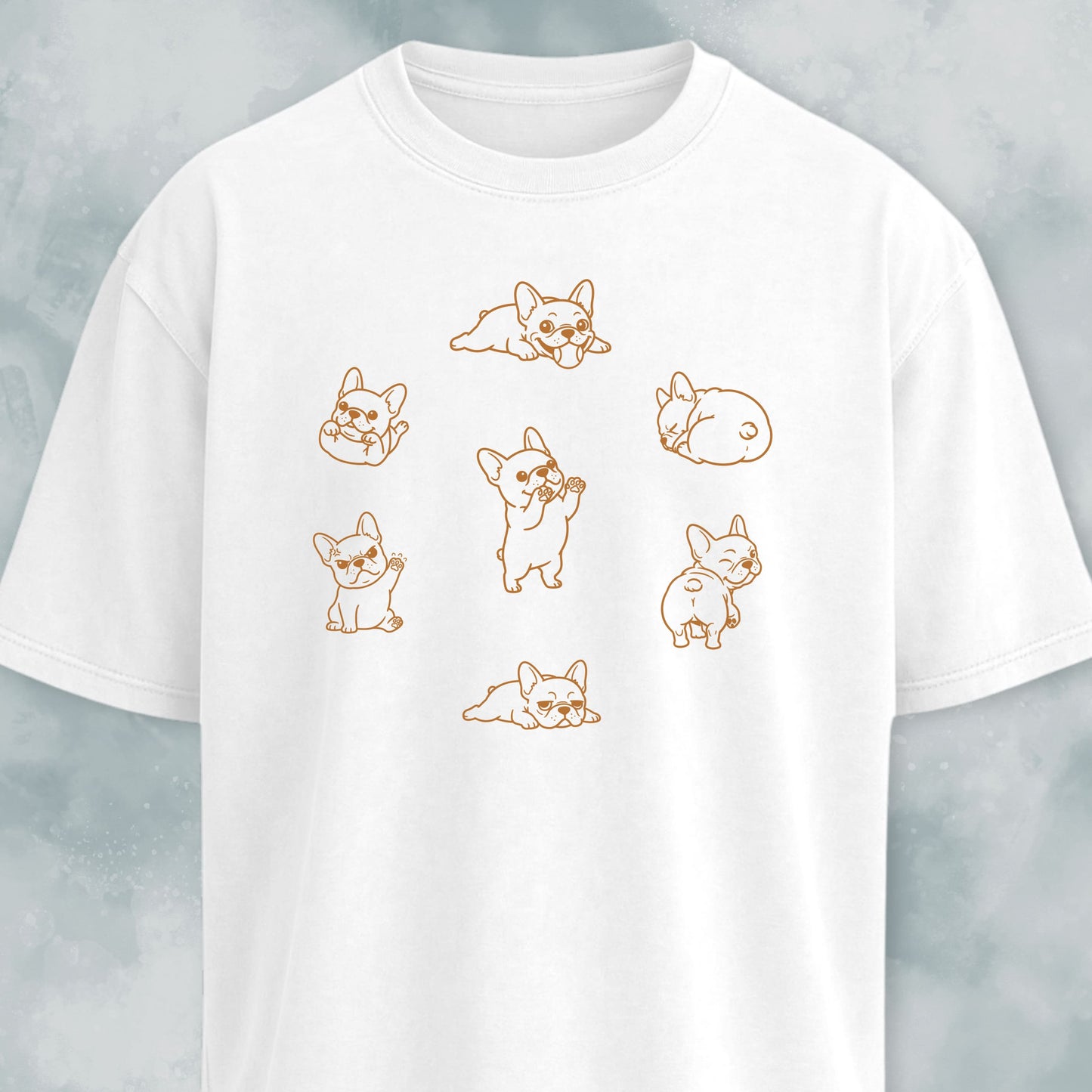 Frenchie Dog Clock T-Shirt