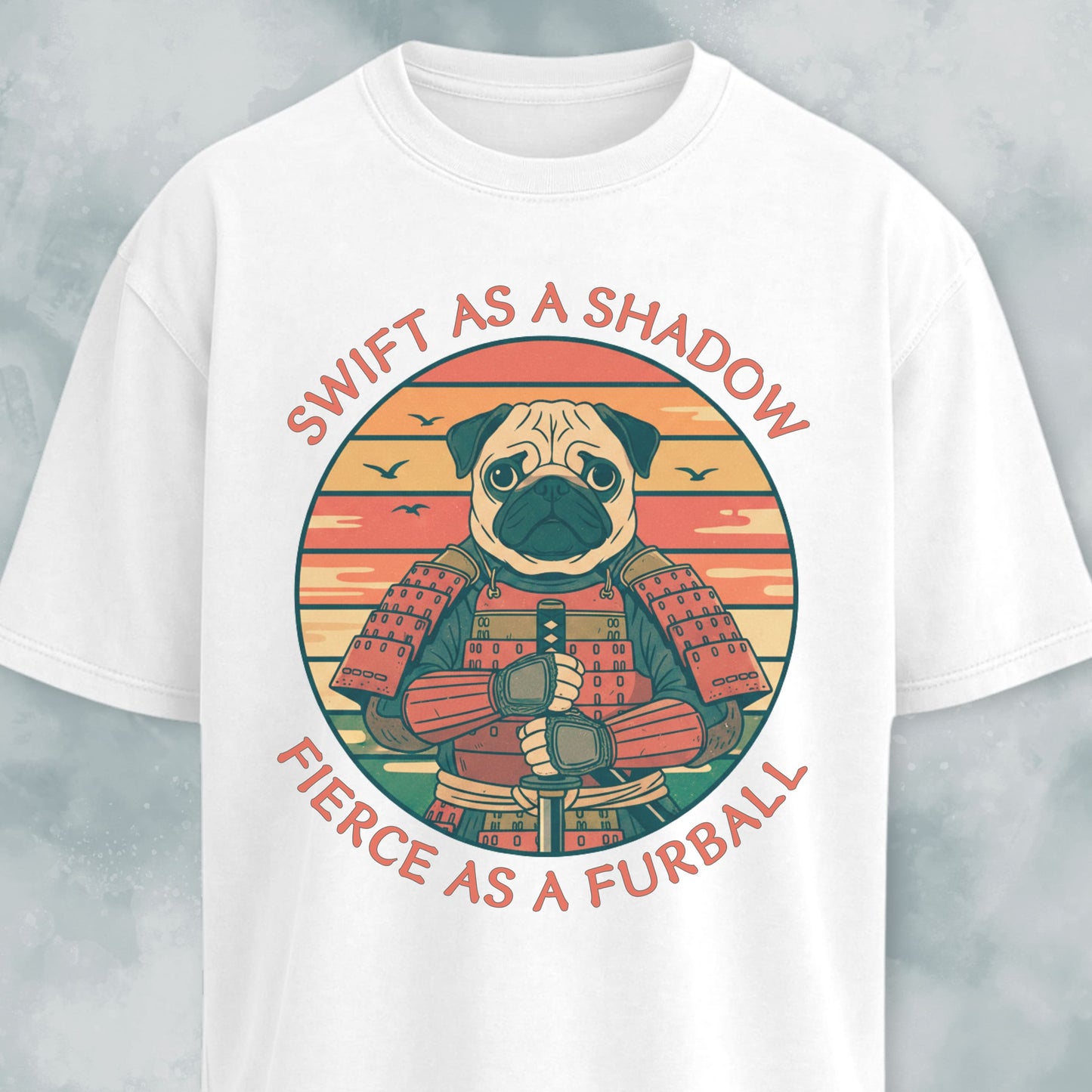 Samurai Pug Swift As A Shadow