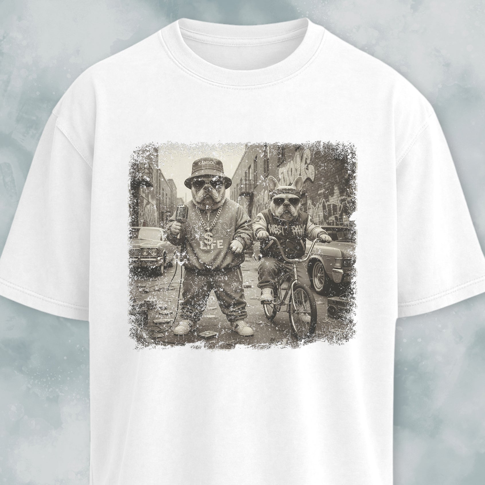 Rapper Frenchies Street Life T-Shirt