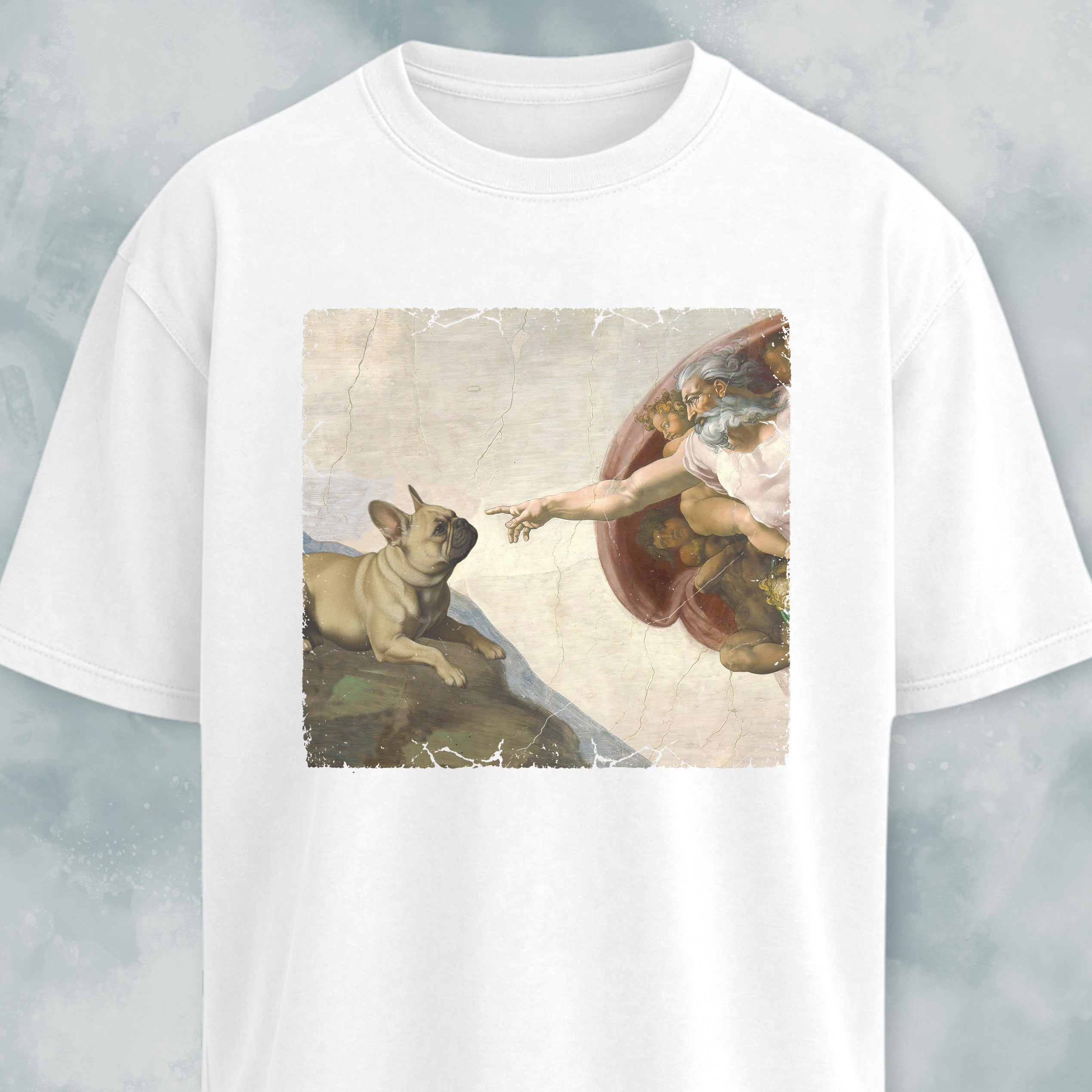 The Creation Of Adam Frenchie Edition T-Shirt