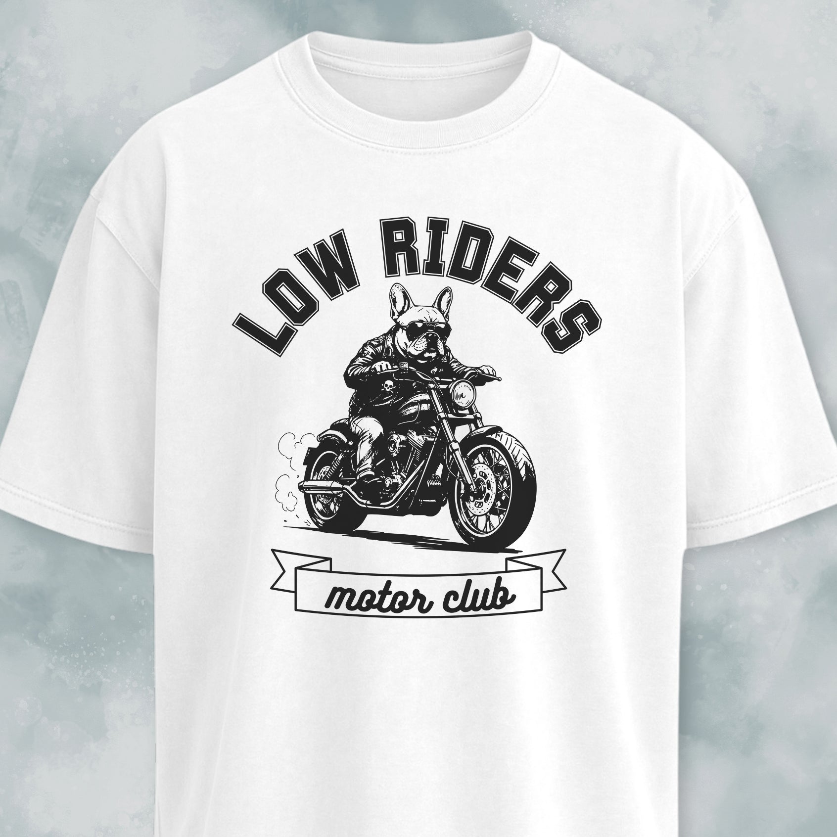 Low Riders Motor Club French Bulldog T-Shirt