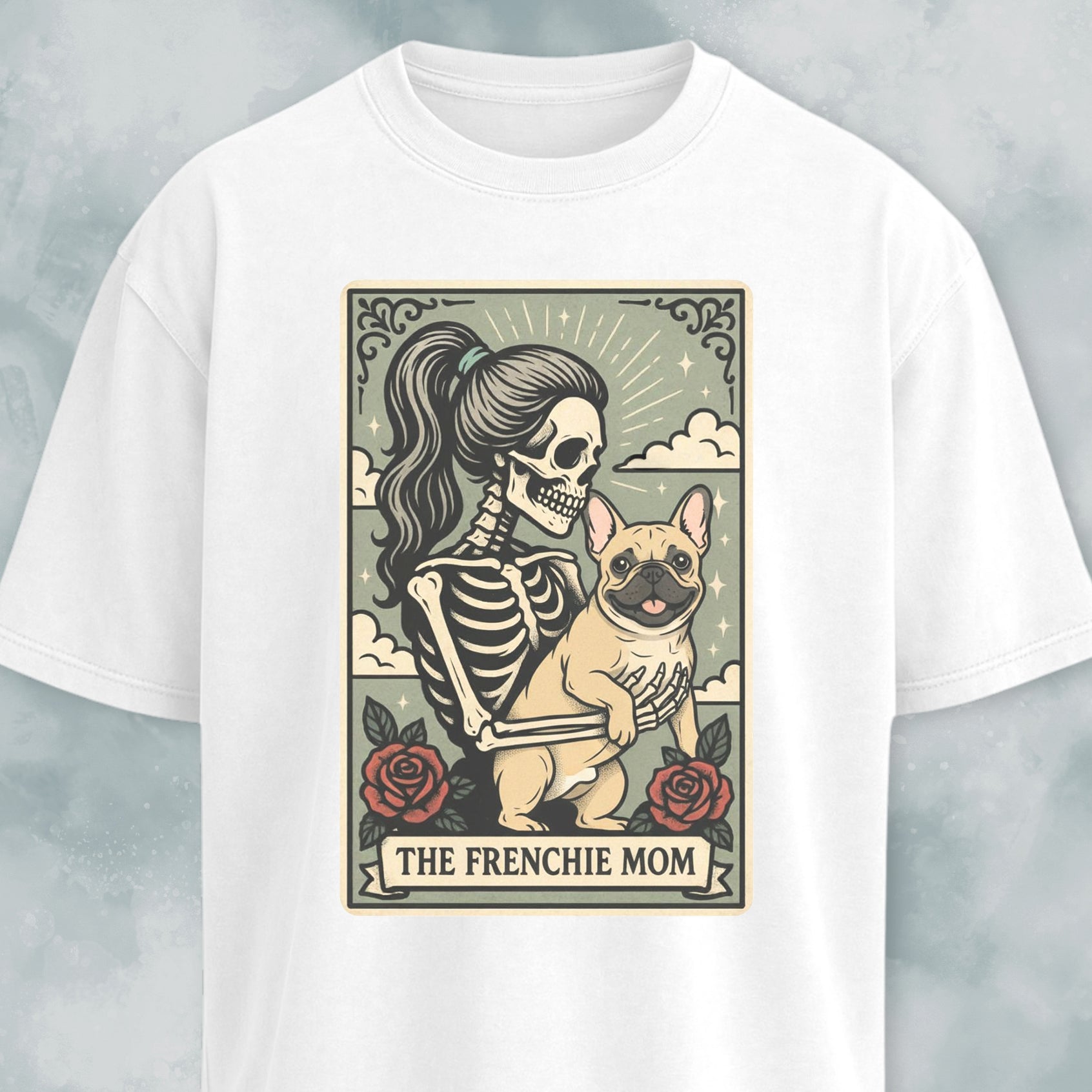 The Frenchie Mom Tarot Card T-Shirt