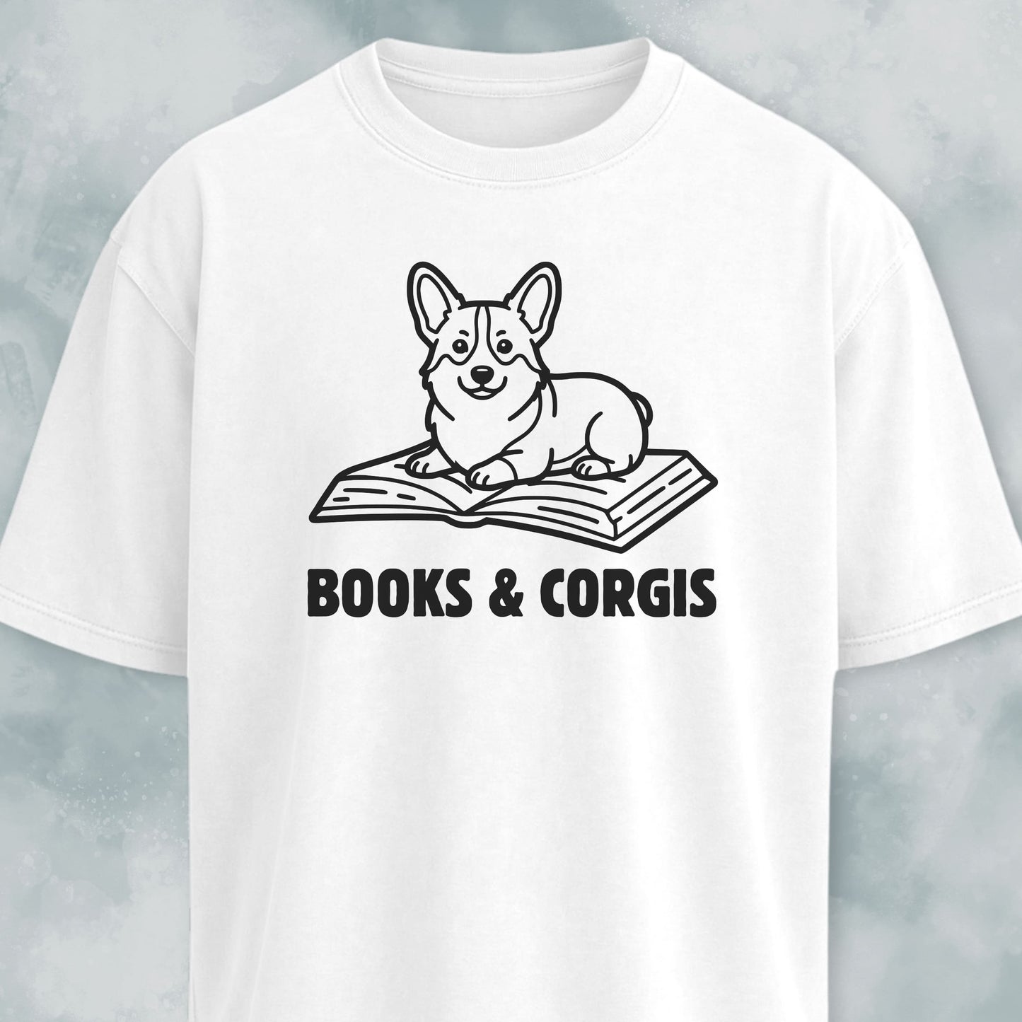 Books And Corgis T-Shirt